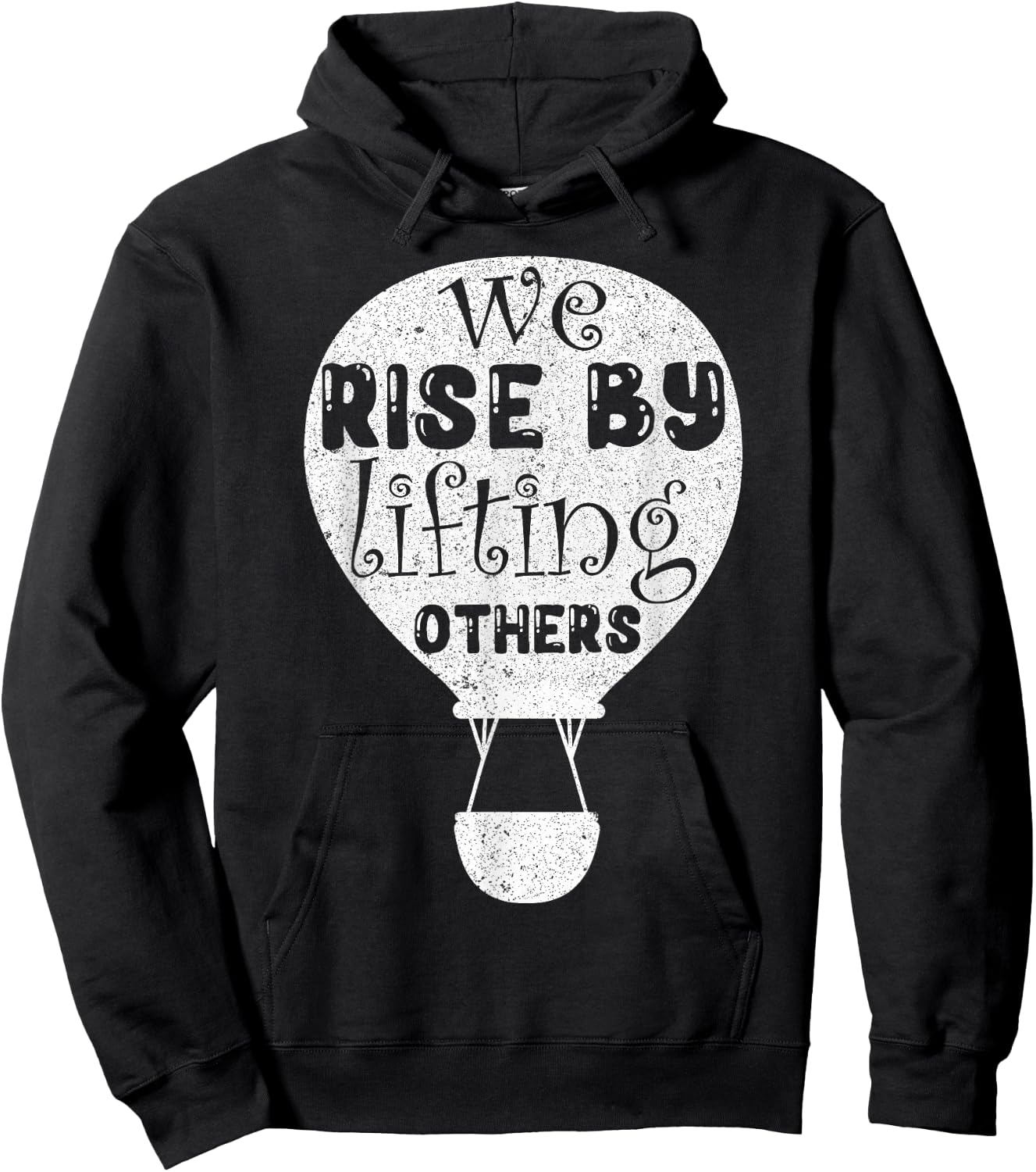 Balloon Flight Hot Air Balloon Hoodie - Hoodie | Black