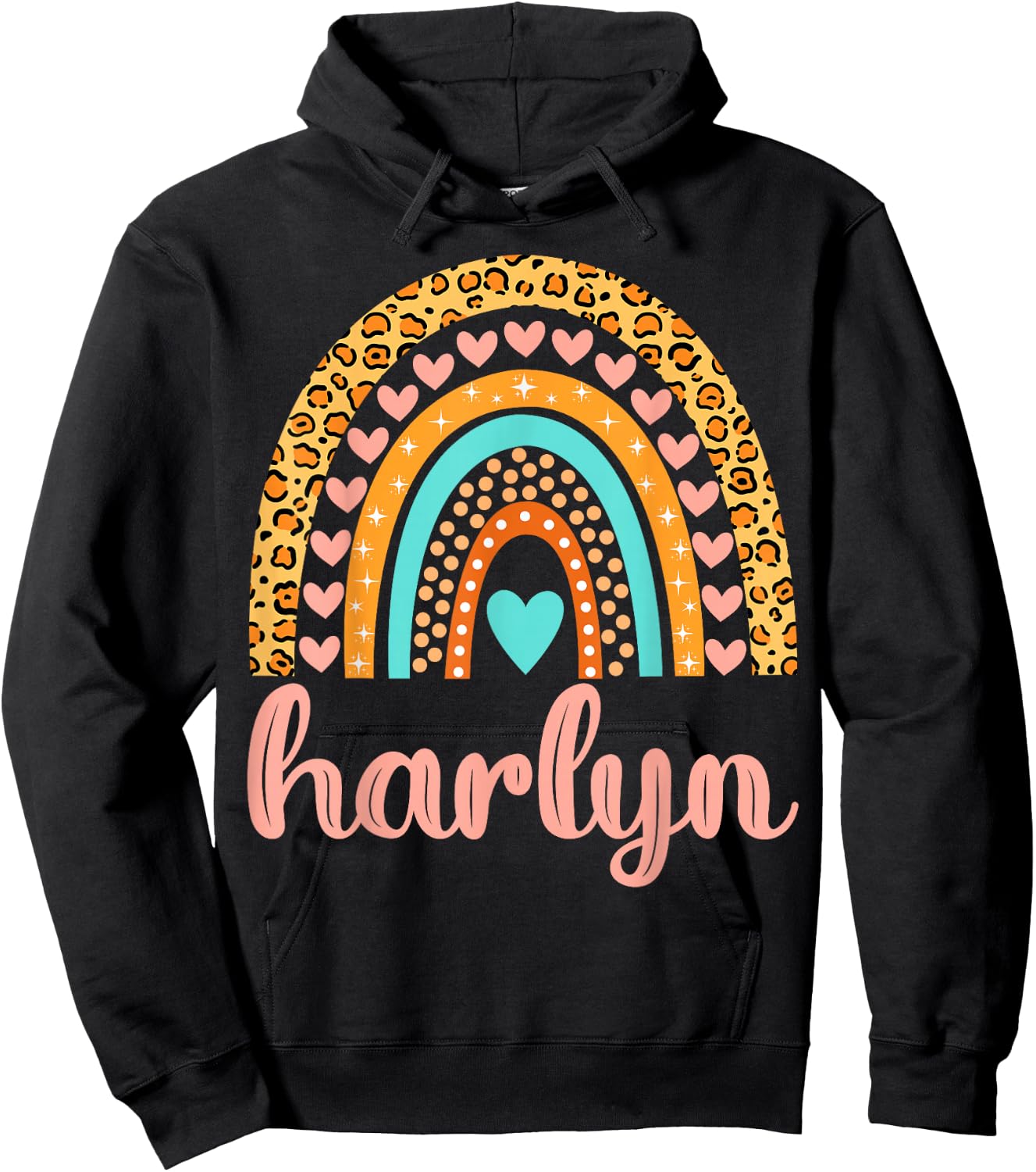 Harlyn Harlyn Name Birthday Shirt Gift Hoodie - Hoodie | Black