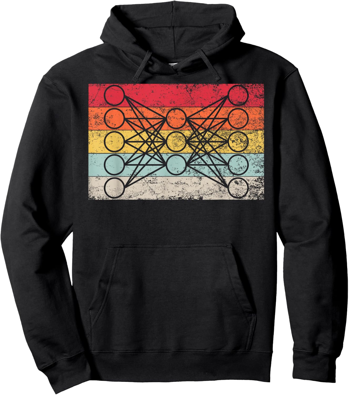 AUTOENCODER Neural Net AI Deep Learning Robot Vintage Style Hoodie - Hoodie | Black