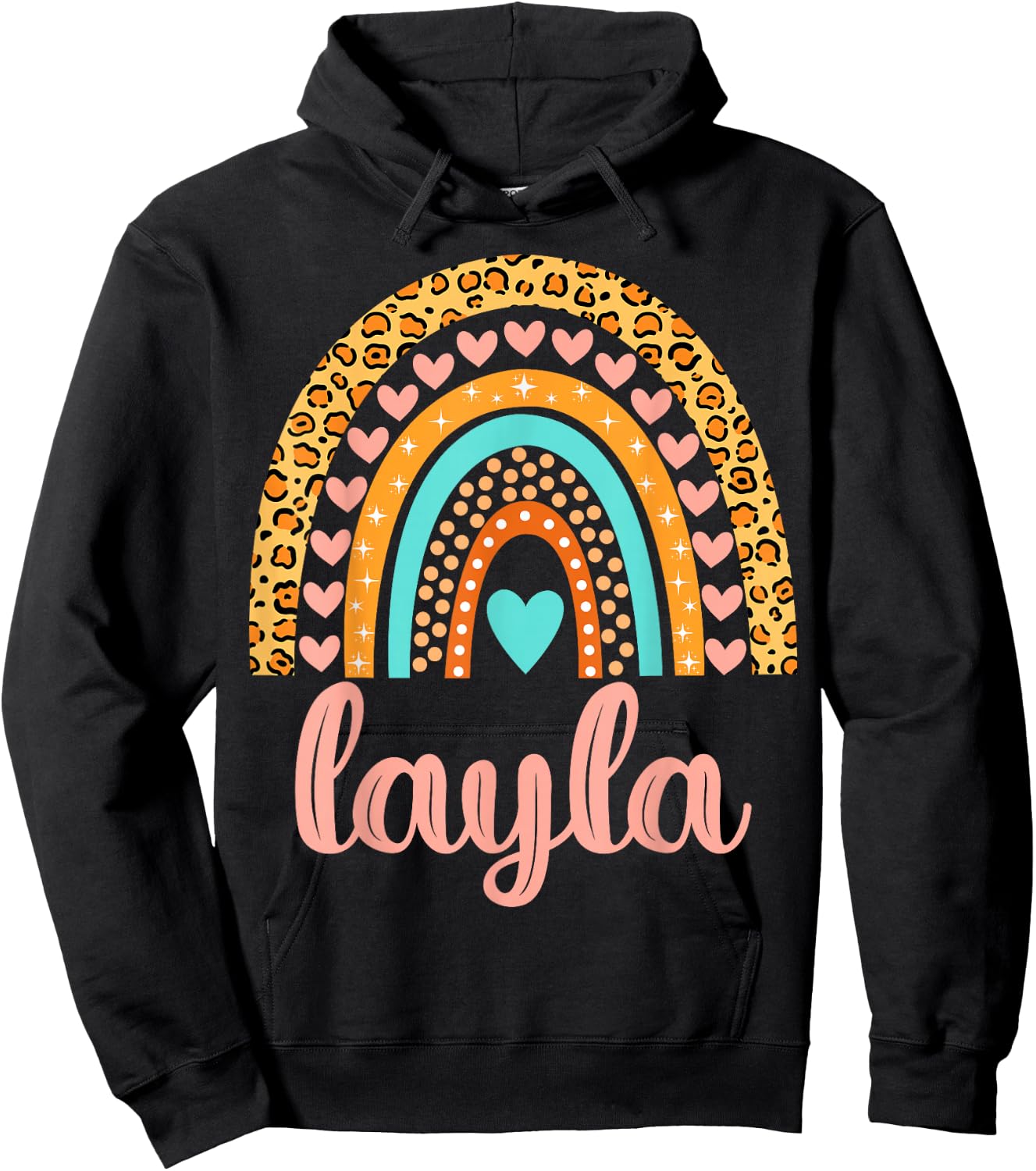 Layla Layla Name Birthday Shirt Gift Hoodie - Hoodie | Black