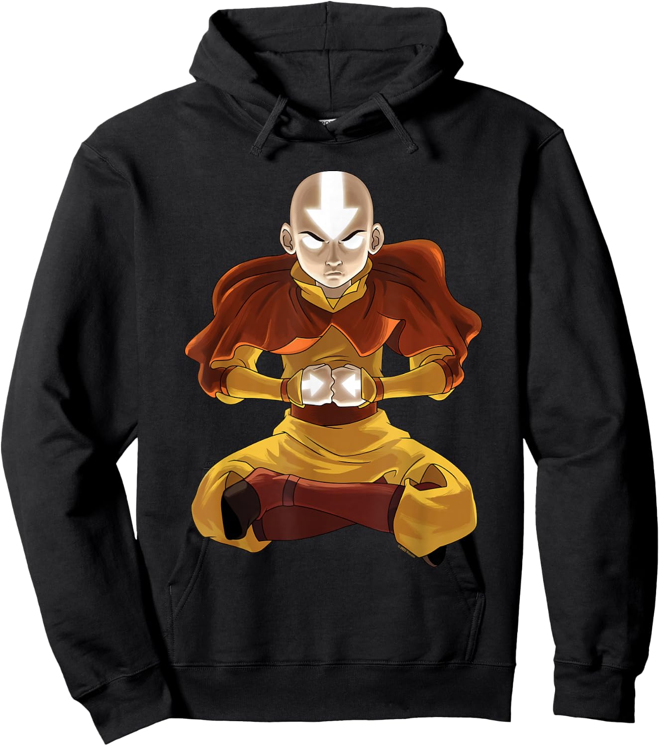 Avatar: The Last Airbender Aang Meditation Hoodie - Hoodie | Black