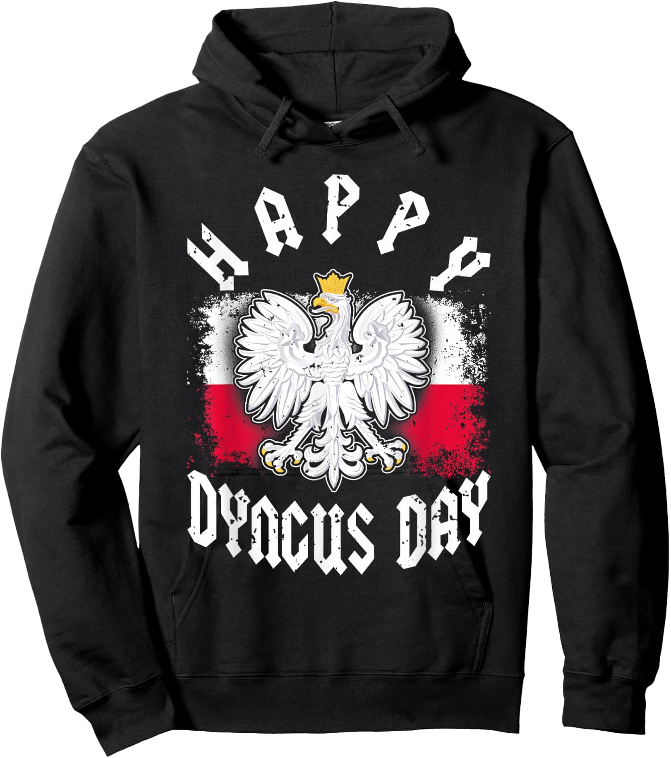 Happy Dyngus Day 2022 Polska Polish White Eagle Dyngus Day Hoodie - Hoodie | Black