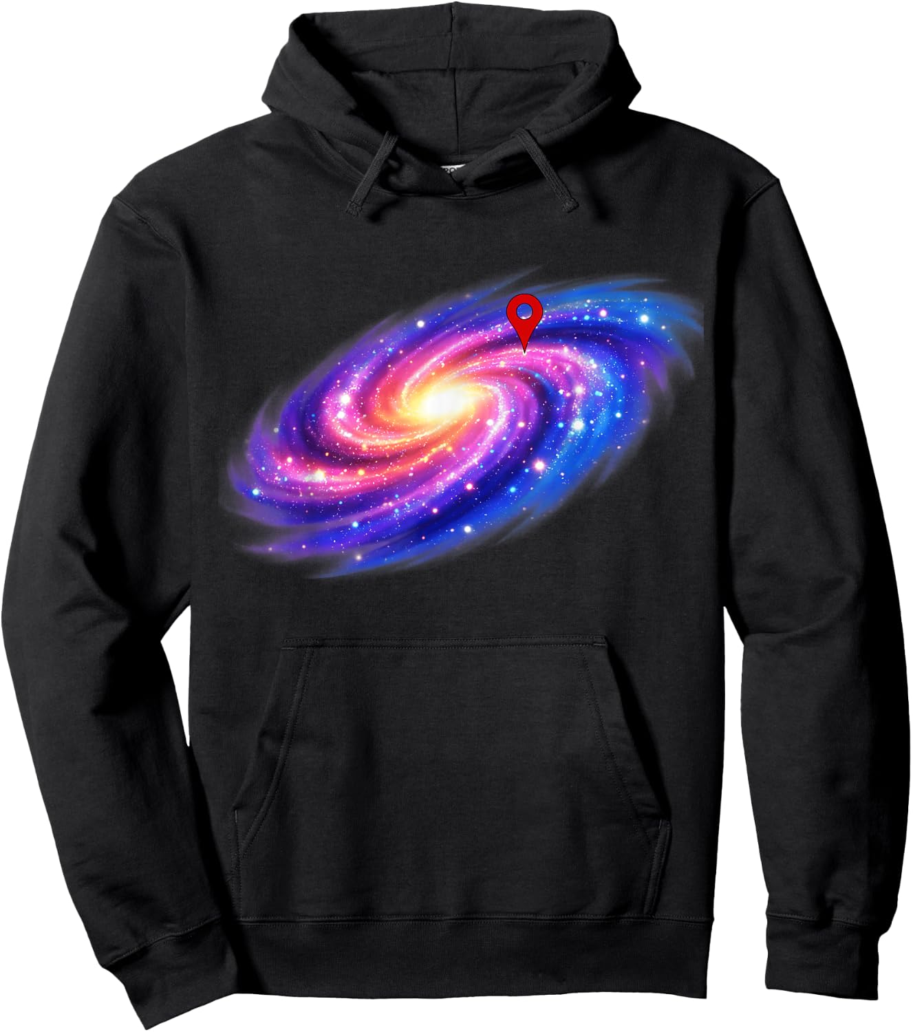 You are Here Galaxy Milky Way Astronomy Space Science Hoodie - Hoodie | Black