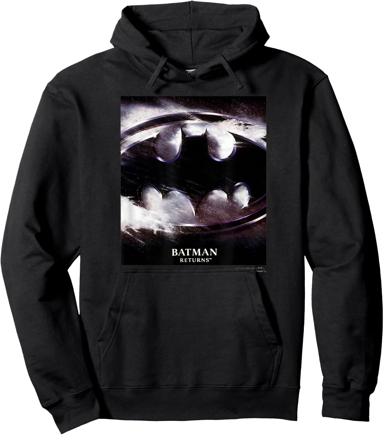 Batman Returns Snow Icon Poster Hoodie - Hoodie | Black