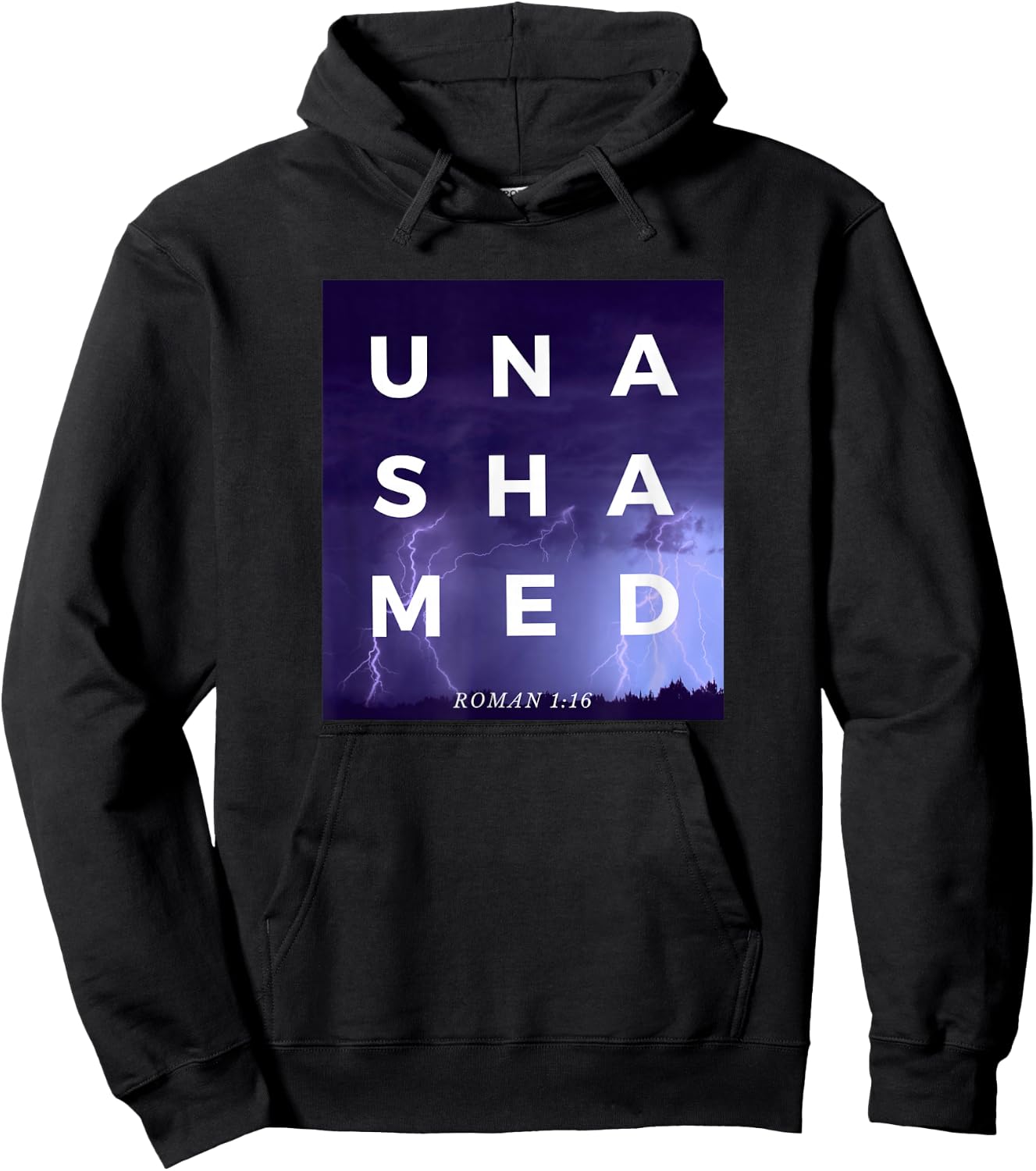Unashamed 116 Unashamed Tour Roman 1:16 Men's Women's Kid's Hoodie - Hoodie | Black