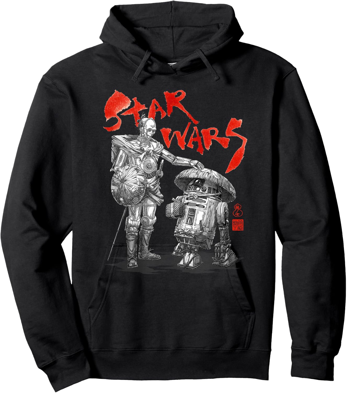 Star Wars Visions Samurai Droids Hoodie - Hoodie | Black