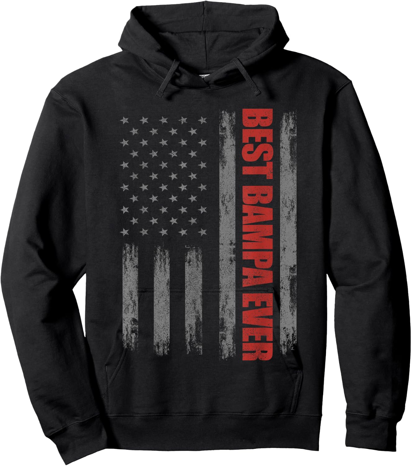 Veterans Day American Flag Bampa Shirts, 4th Of July Grandpa Hoodie - Hoodie | Black