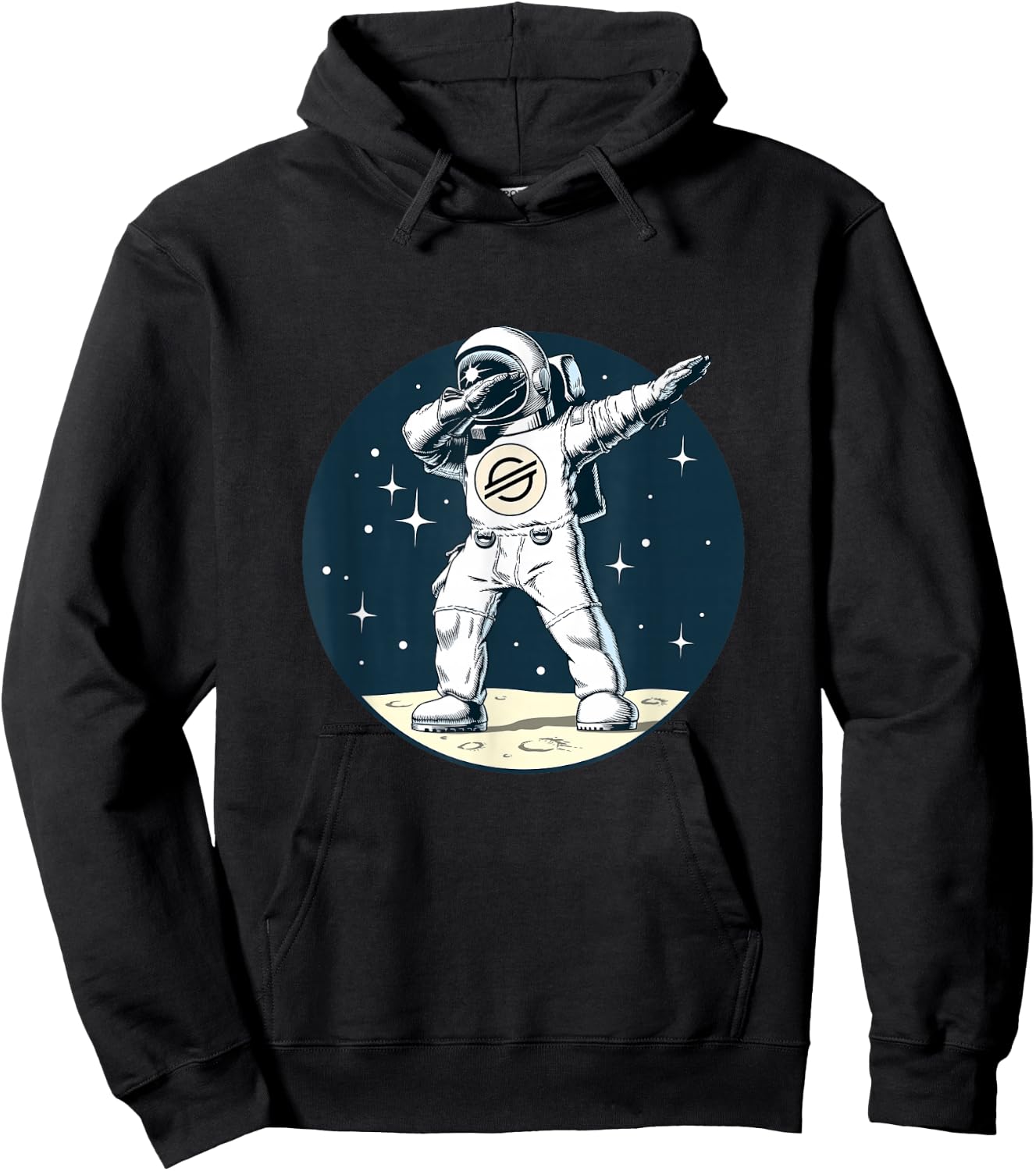 Cryptocurrency Talk - Fun XLM Stellar Dabbing Sapce Man Hoodie - Hoodie | Black