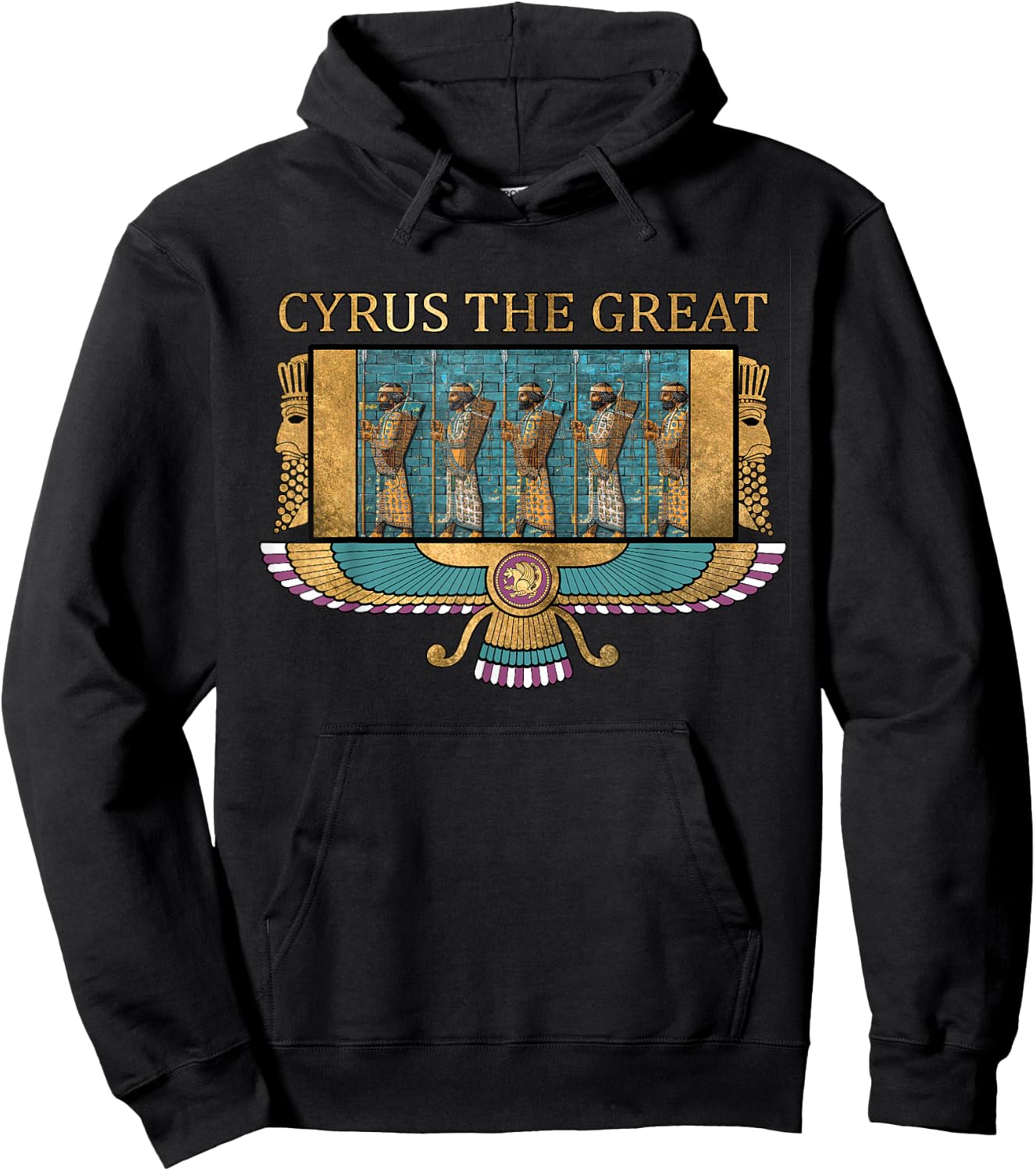 Cyrus the Great Ancient Persia Achaemenid Persian Hoodie - Hoodie | Black