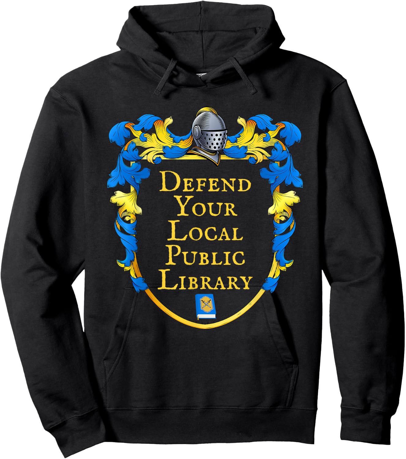 Defend Your Local Public Library Hoodie - Hoodie | Black