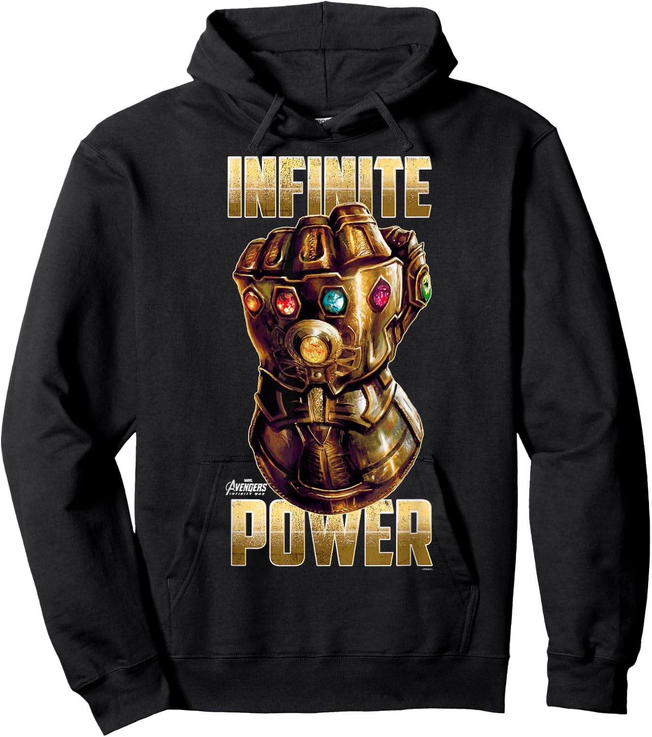 Marvel Avengers Infinity War Infinite Power Graphic Hoodie - Hoodie | Black