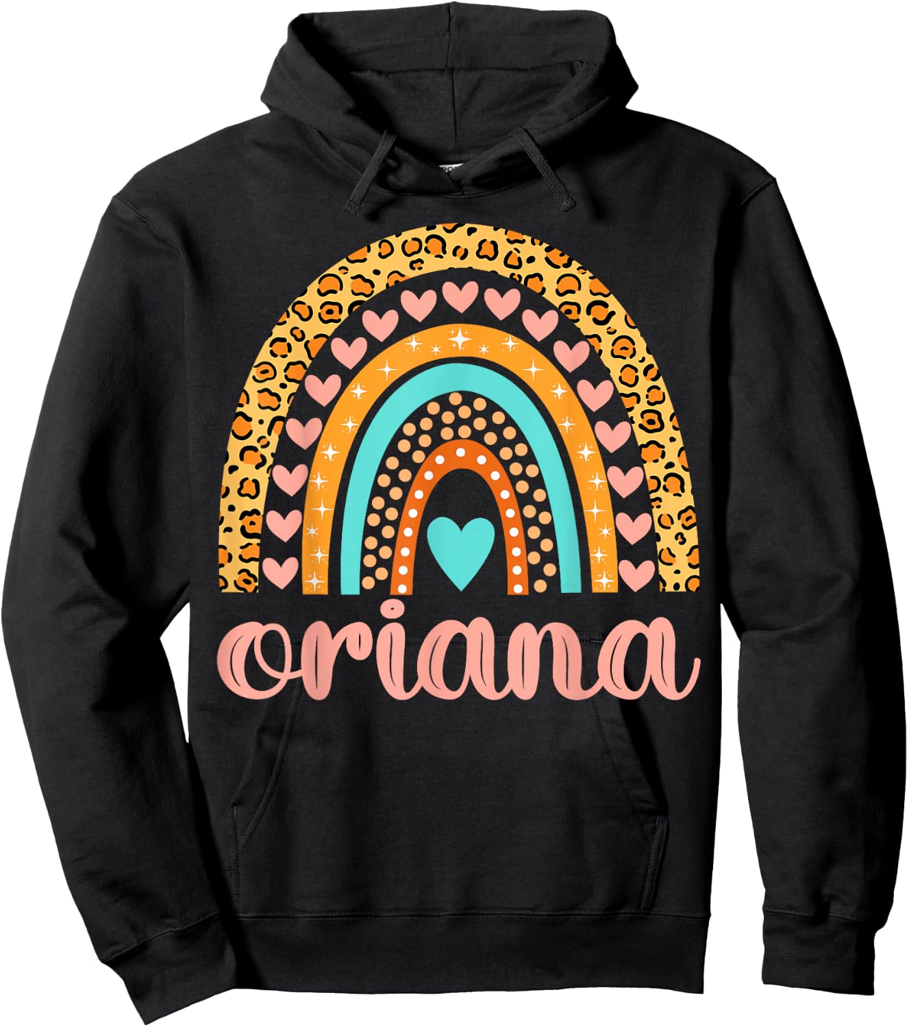 Oriana Oriana Name Birthday Shirt Gift Hoodie - Hoodie | Black