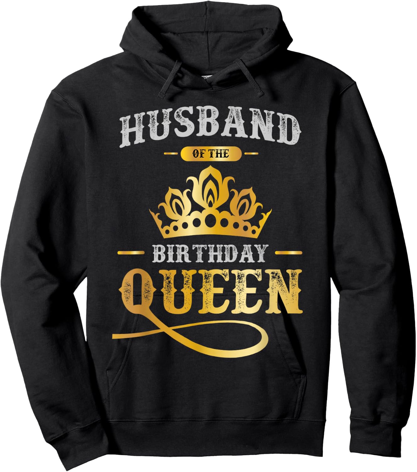 Birthday Party for Queen or Husband of the Birthday Queen Hoodie - Hoodie | Black