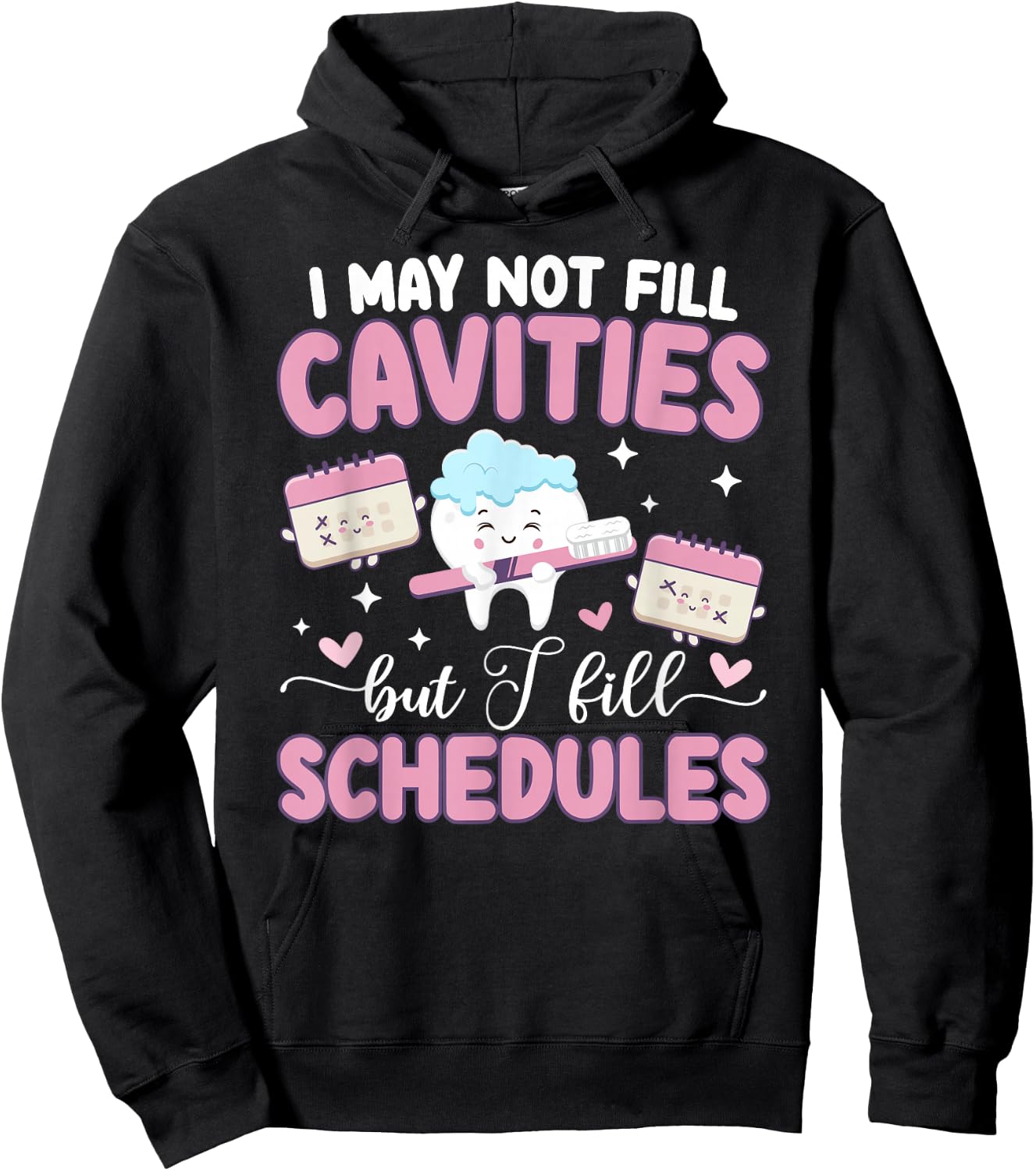 Best Dental Receptionist Appreciation Dentist Receptionist Hoodie - Hoodie | Black