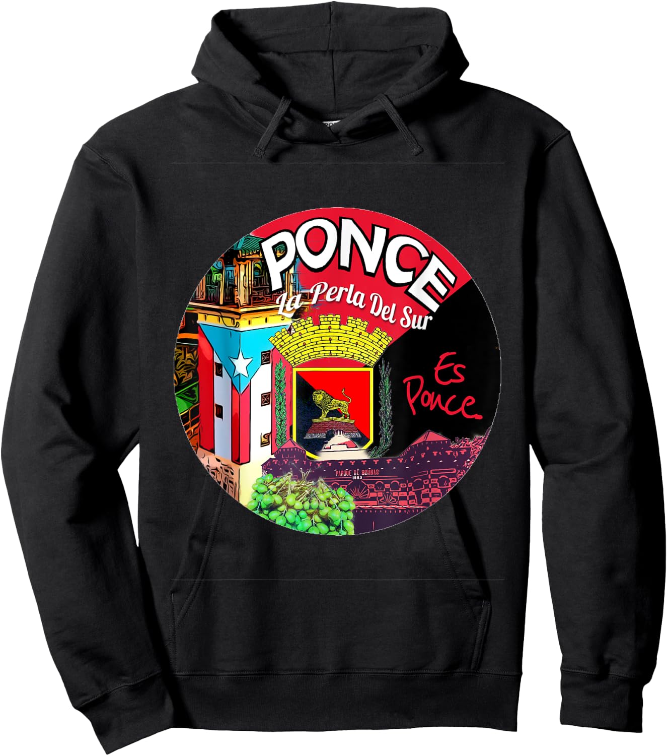 ponce es ponce Puerto Rico Izis la Enfermera Hoodie - Hoodie | Black