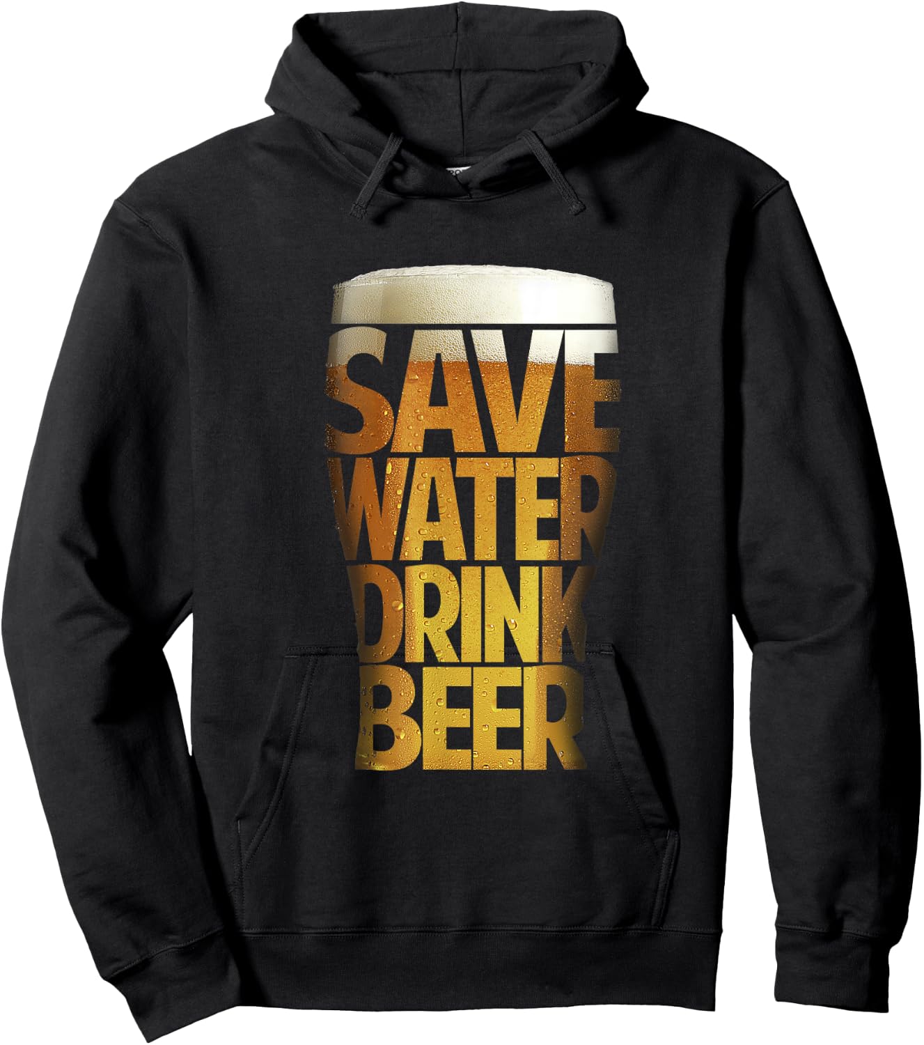 Save Water Drink Beer Hoodie - Hoodie | Black