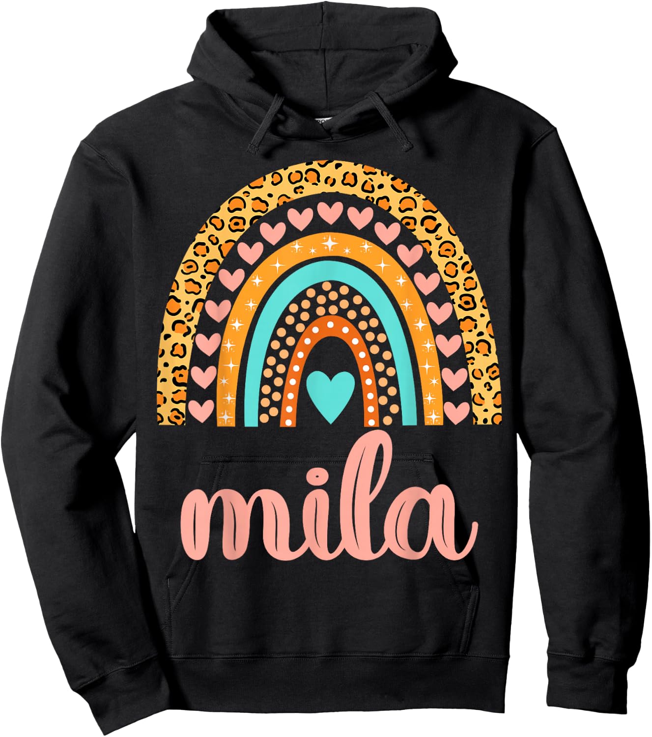 Mila Mila Name Birthday Shirt Gift Hoodie - Hoodie | Black