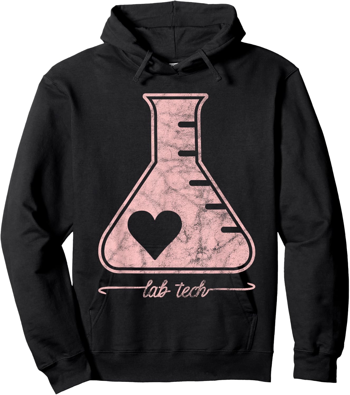 Beaker Lab Tech Laboratory Technician T shirt gift Hoodie - Hoodie | Black