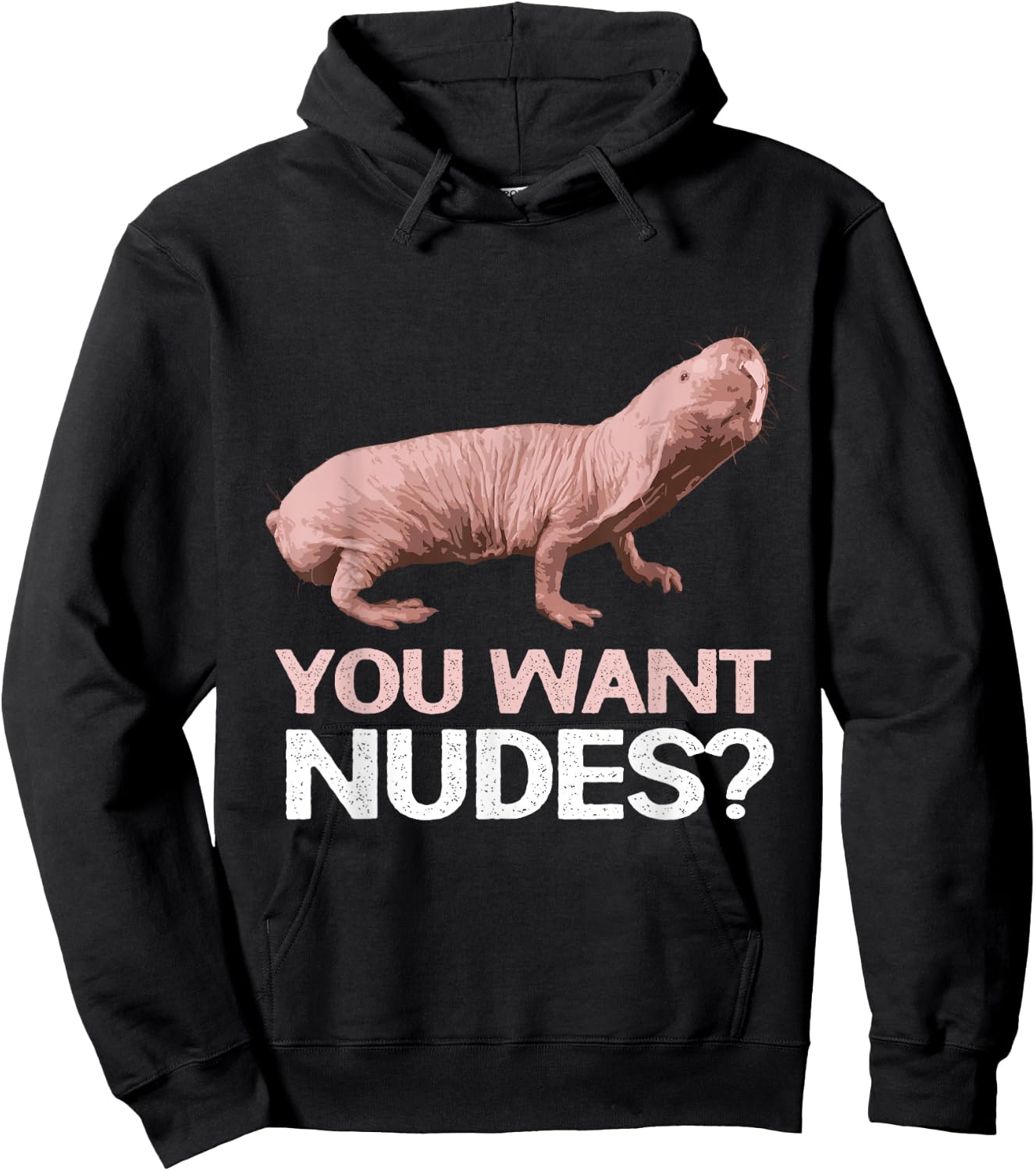 Naked Mole Rat Hoodie - Hoodie | Black