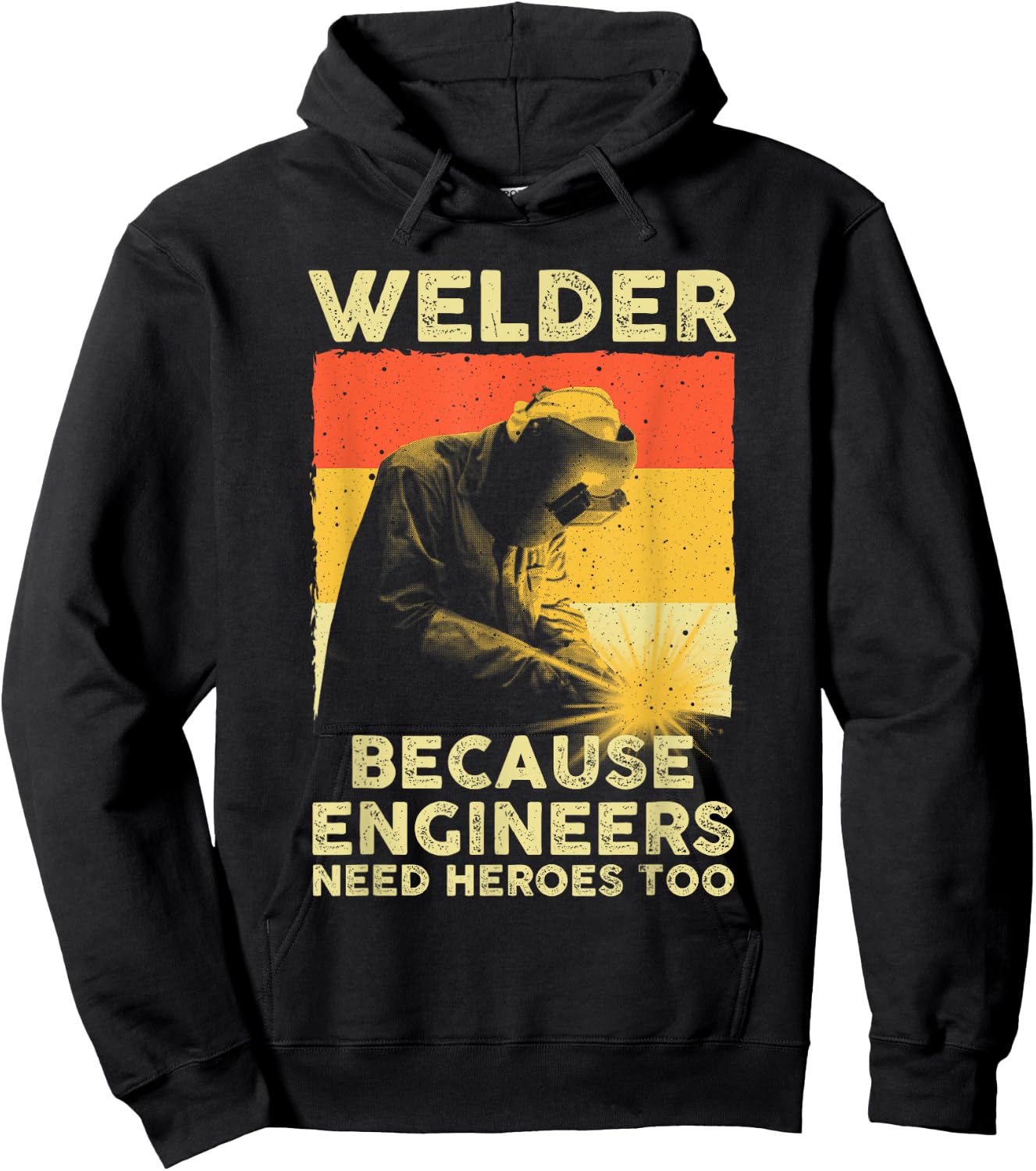 Funny Welding Art Men Women Welder Steelworker Welding Lover Hoodie - Hoodie | Black