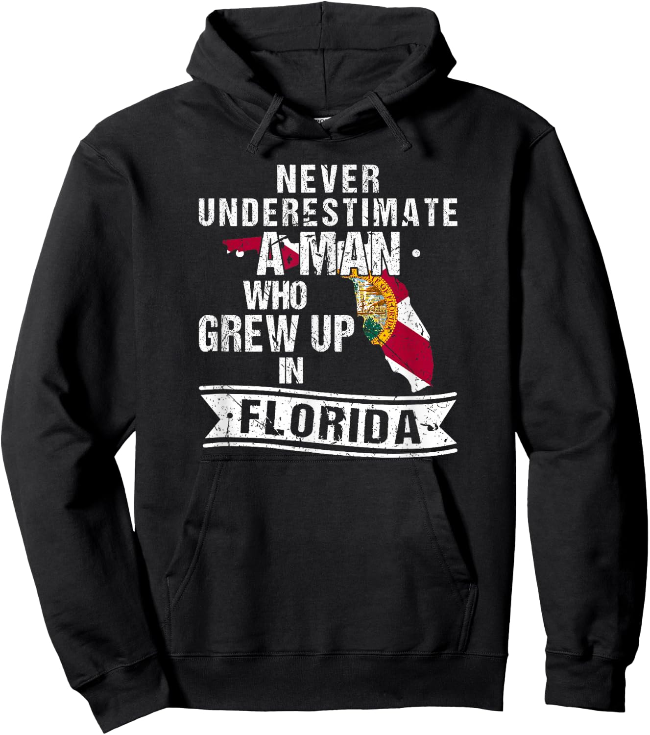 Flo Grown Design Native Florida Hoodie - Hoodie | Black