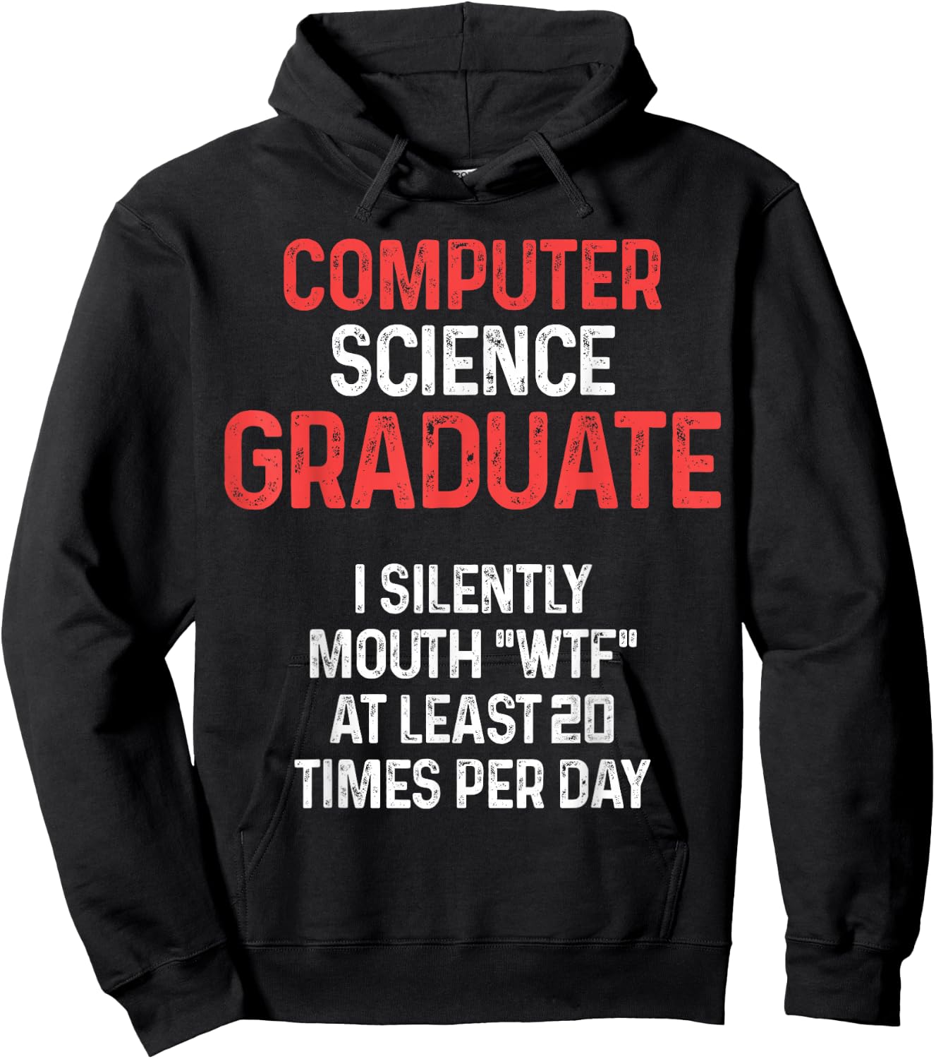 Computer Science IT Graduate Silently Graduation Hoodie - Hoodie | Black