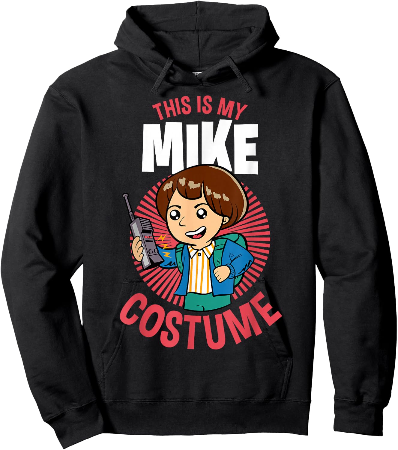 Stranger Things Halloween This Is My Mike Costume Hoodie - Hoodie | Black