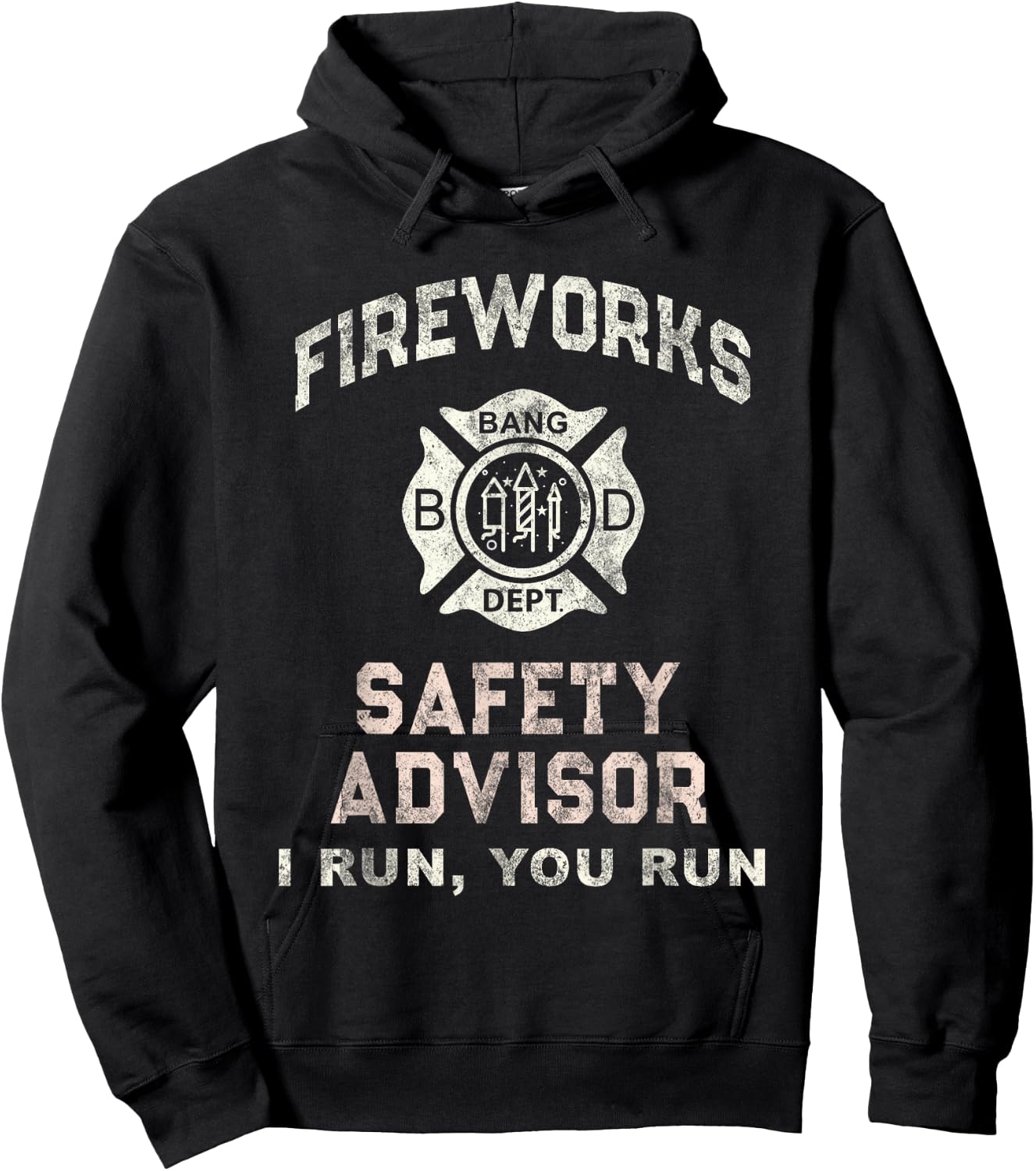 Funny Official FIREWORKS SAFETY ADVISOR Director Consultant Hoodie - Hoodie | Black