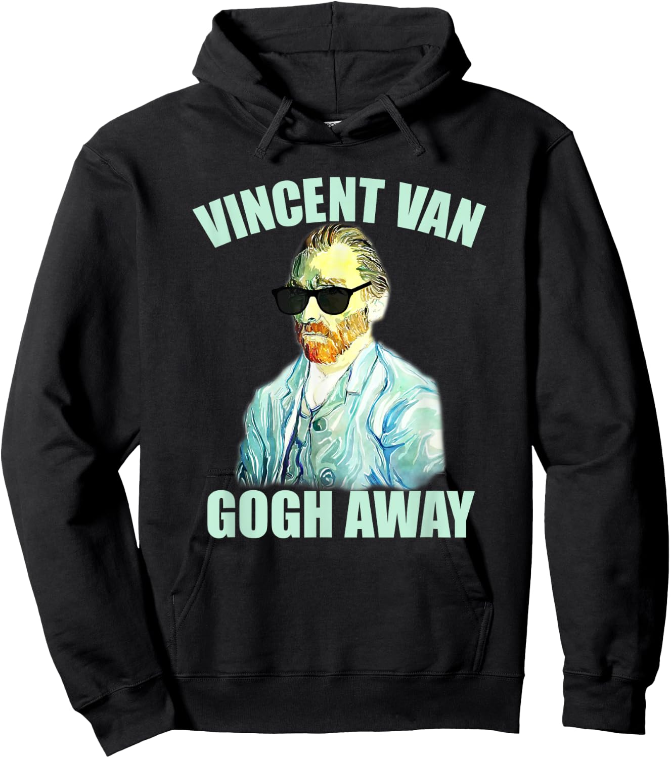 Van Gogh Shirt Vincent Van Gogh Away T Shirt Art Print Hoodie - Hoodie | Black