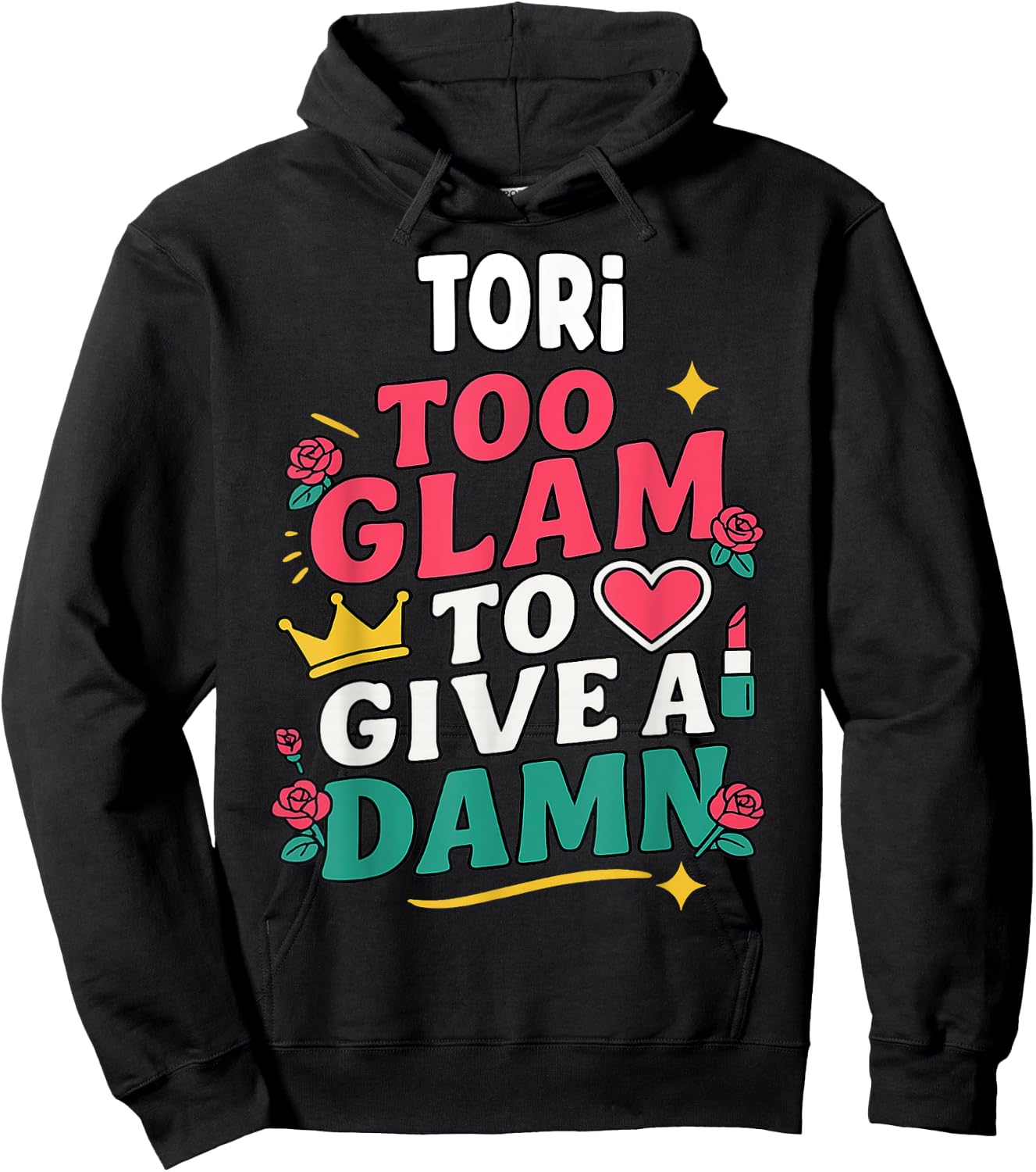 TORI Personalized Women's Gift Custom TORI Hoodie - Hoodie | Black