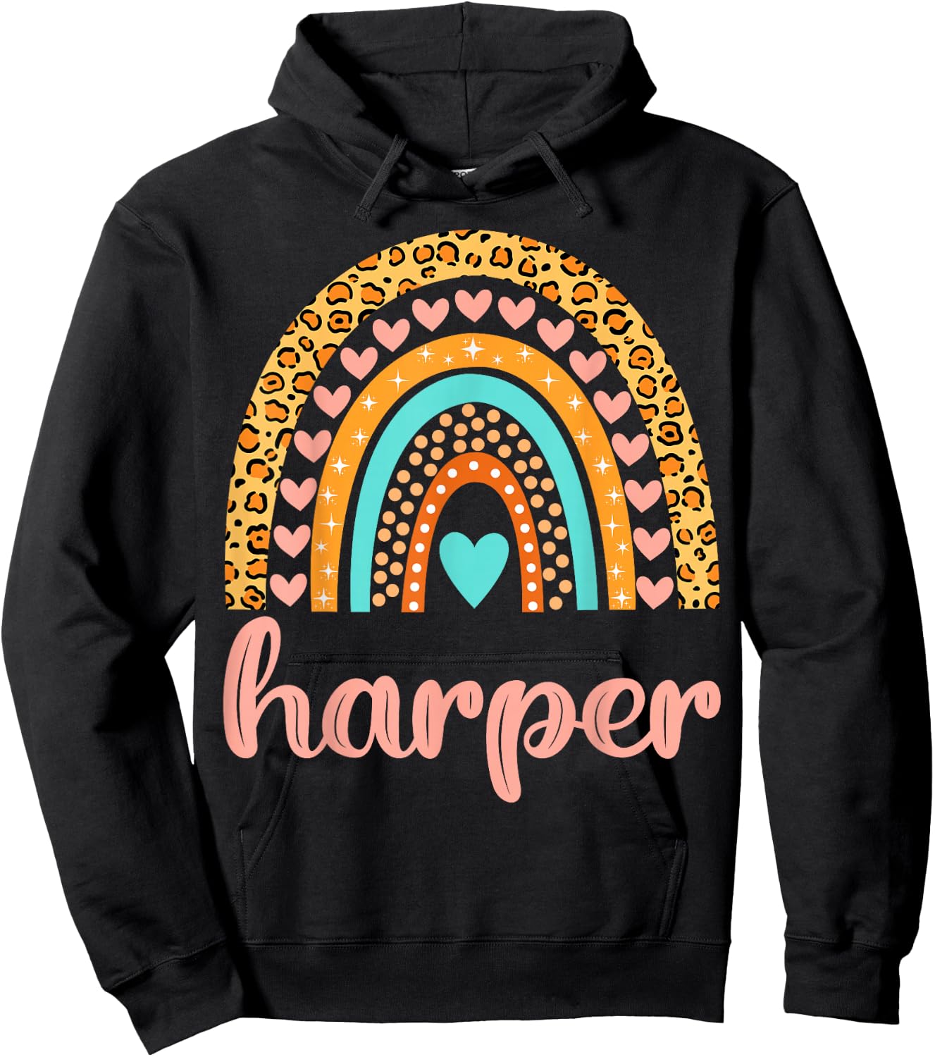 Harper Harper Name Birthday Shirt Gift Hoodie - Hoodie | Black