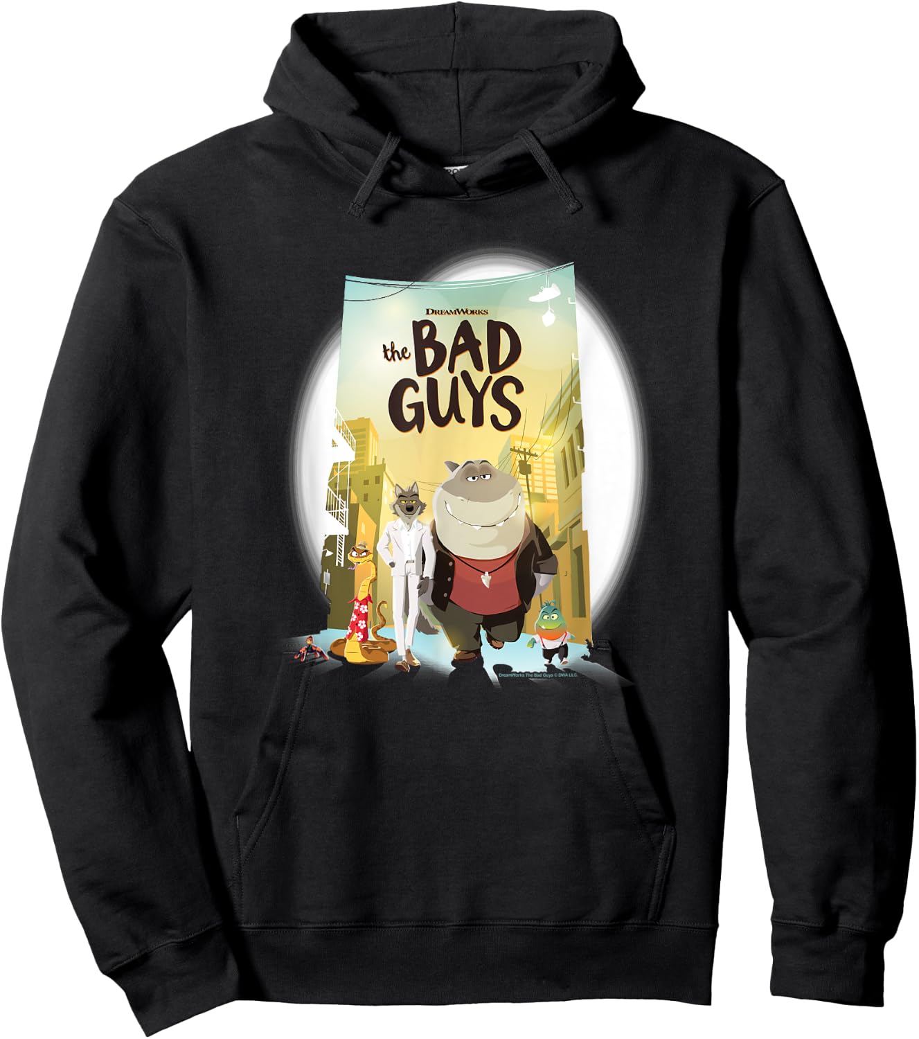 The Bad Guys Group Movie Poster Hoodie - Hoodie | Black