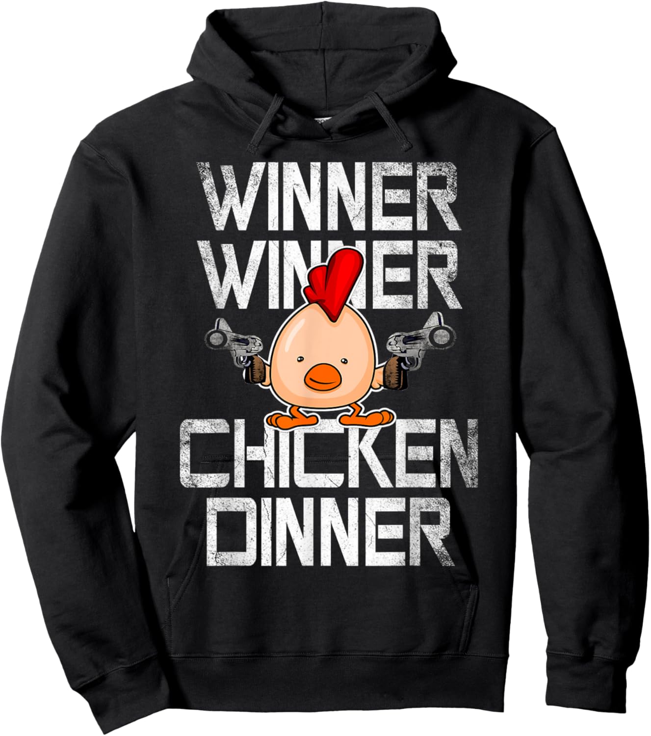 Funny Gaming I Winner Chicken Dinner - Celebration Gift Hoodie - Hoodie | Black