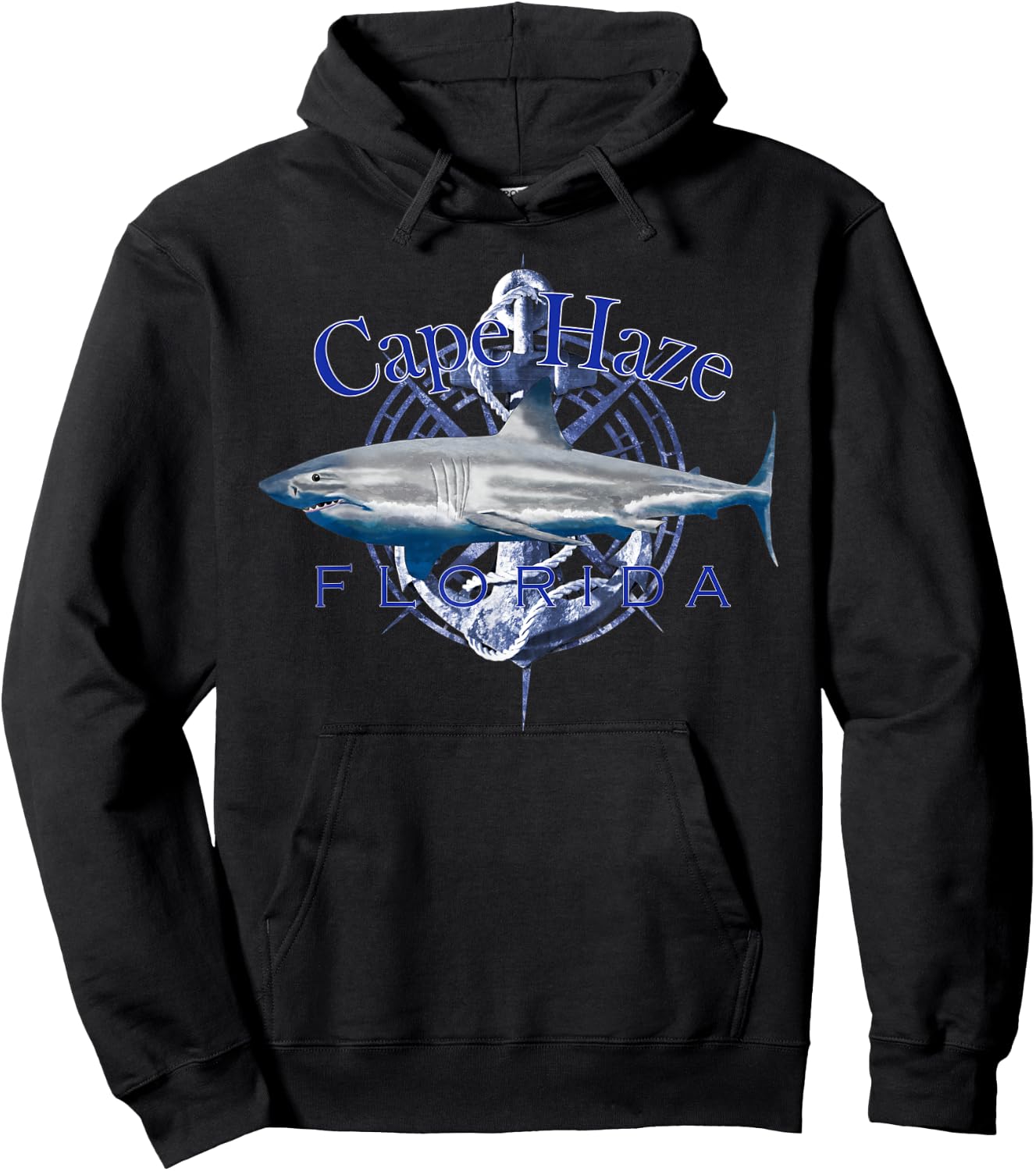Cape Haze Florida Nautical Sailing Boating Hoodie - Hoodie | Black