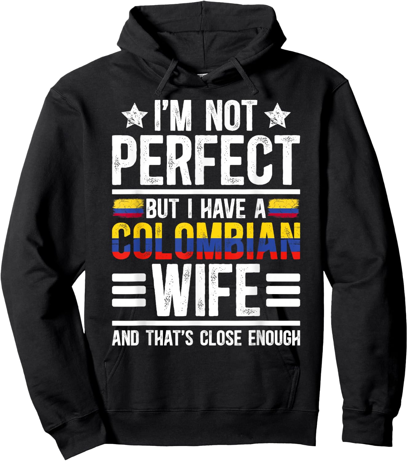 I Have A Colombian Wife Husband of A Colombian Wife Hoodie - Hoodie | Black