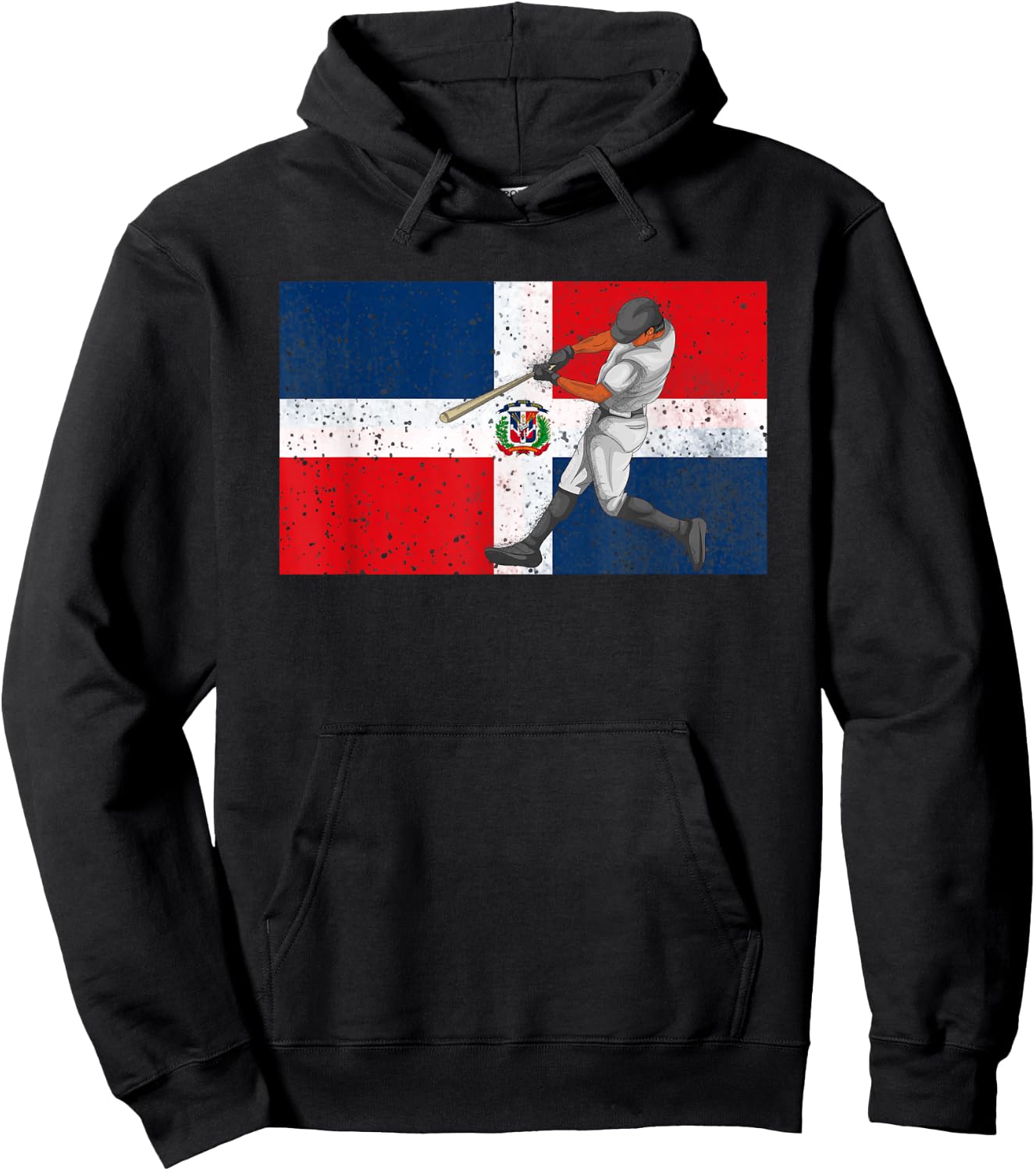 Dominican Republic Baseball Dominicana Hoodie - Hoodie | Black