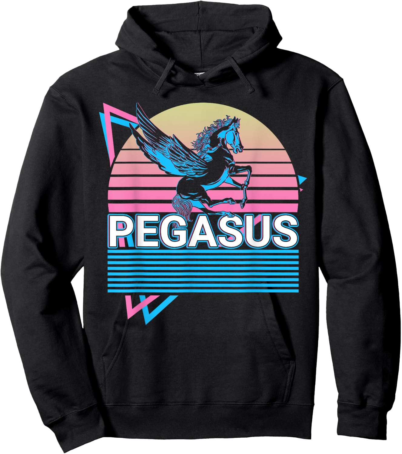 Pegasus Winged Horse Ancient Greek Hoodie - Hoodie | Black