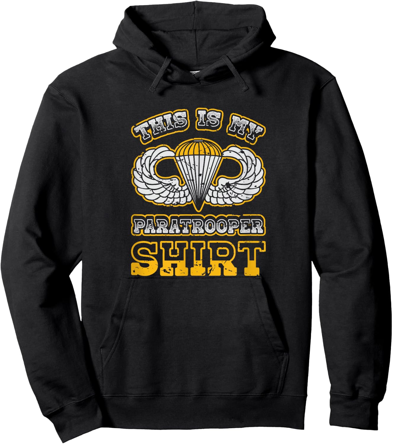 Airborne Shirt - This Is My Paratrooper Hoodie - Hoodie | Black