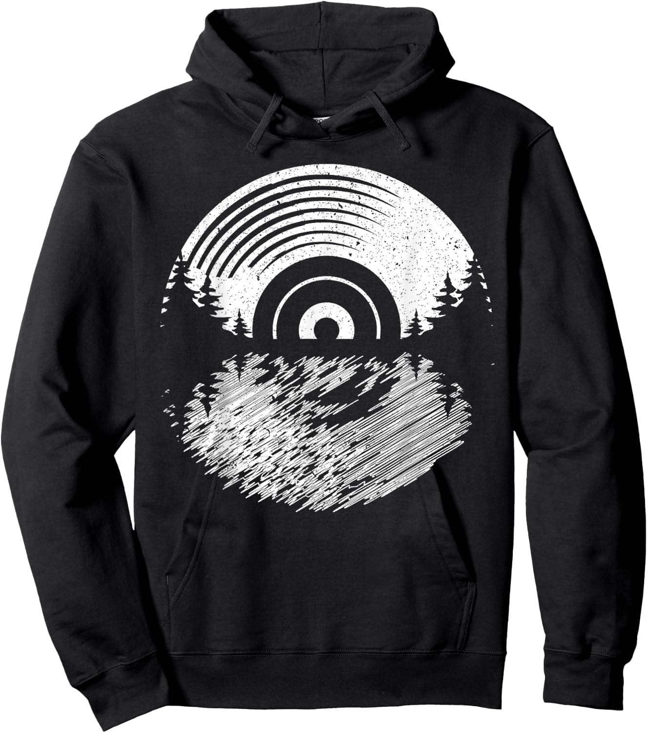 Vinyl Record Album Classic Music Player Lover Audiophile Hoodie - Hoodie | Black