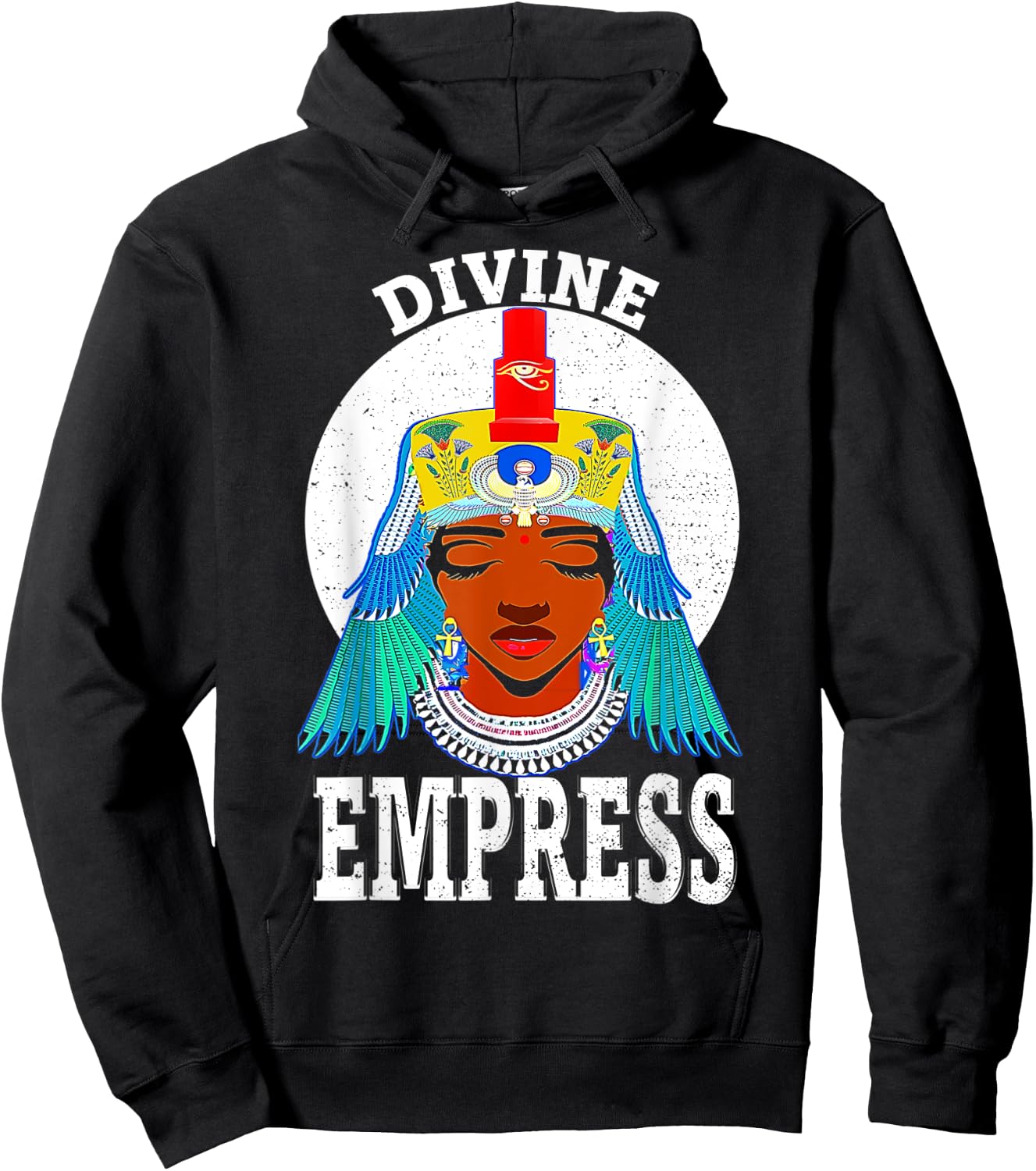 Divine Empress Egyptian Black Pride Melanin African American Hoodie - Hoodie | Black