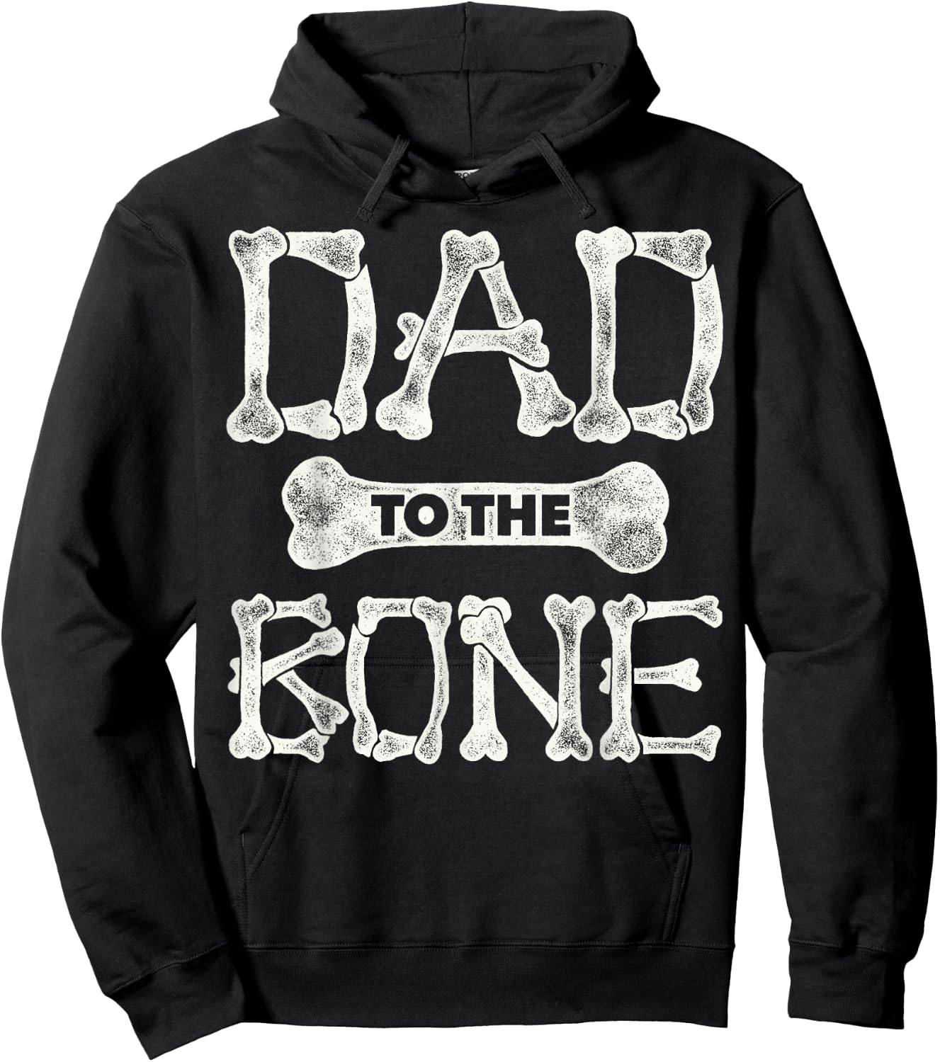 Dad to the Bone (father shirts) Hoodie - Hoodie | Black