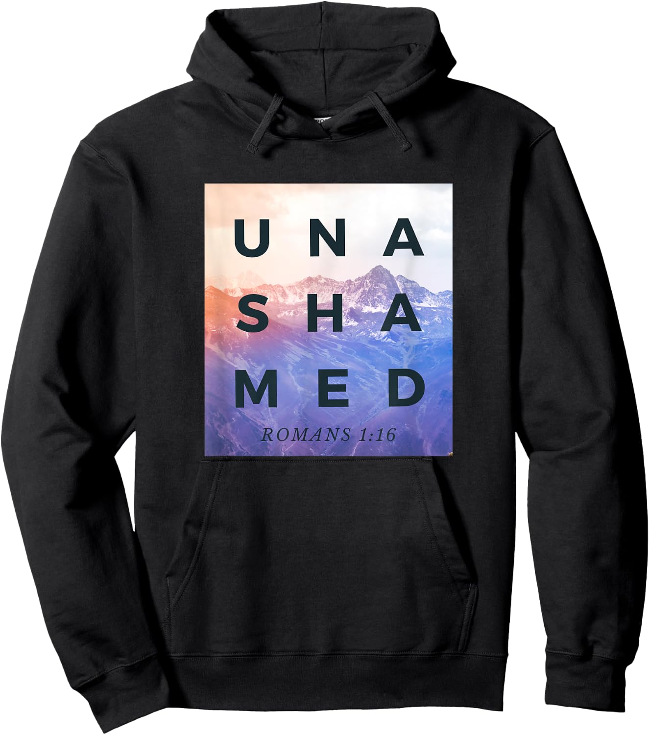Unashamed Shirt, Romans 1:16 Shirt, Unashamed Tour Shirt Hoodie - Hoodie | Black