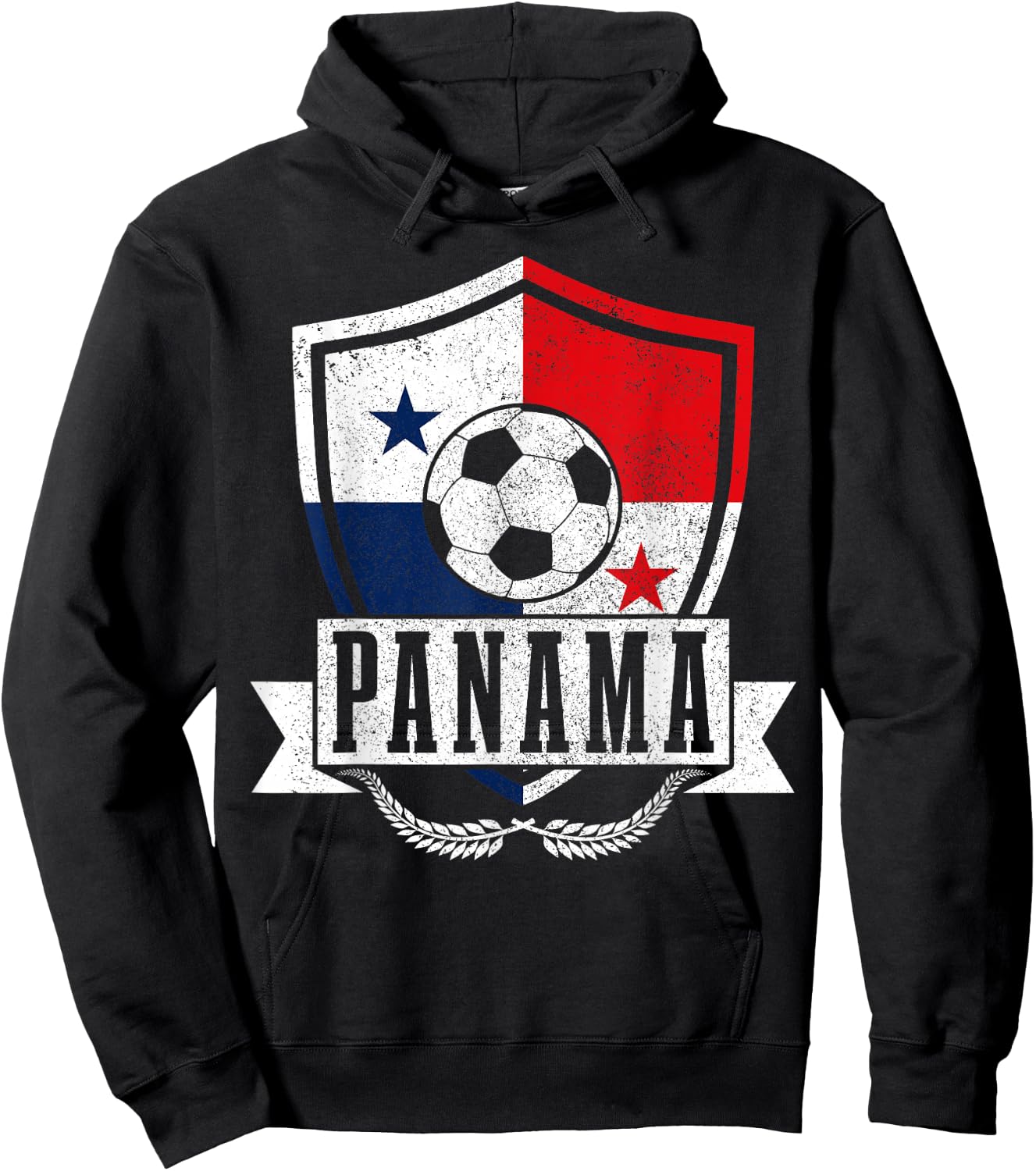 Panama Football Player Flag Hoodie - Hoodie | Black