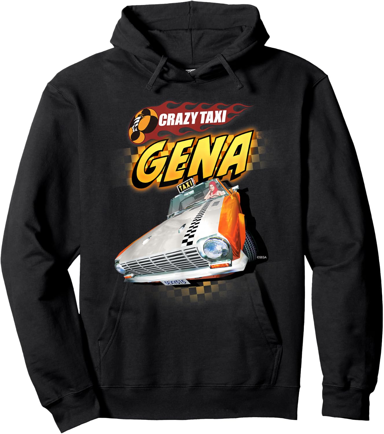 Crazy Taxi Gena Driver Hoodie - Hoodie | Black