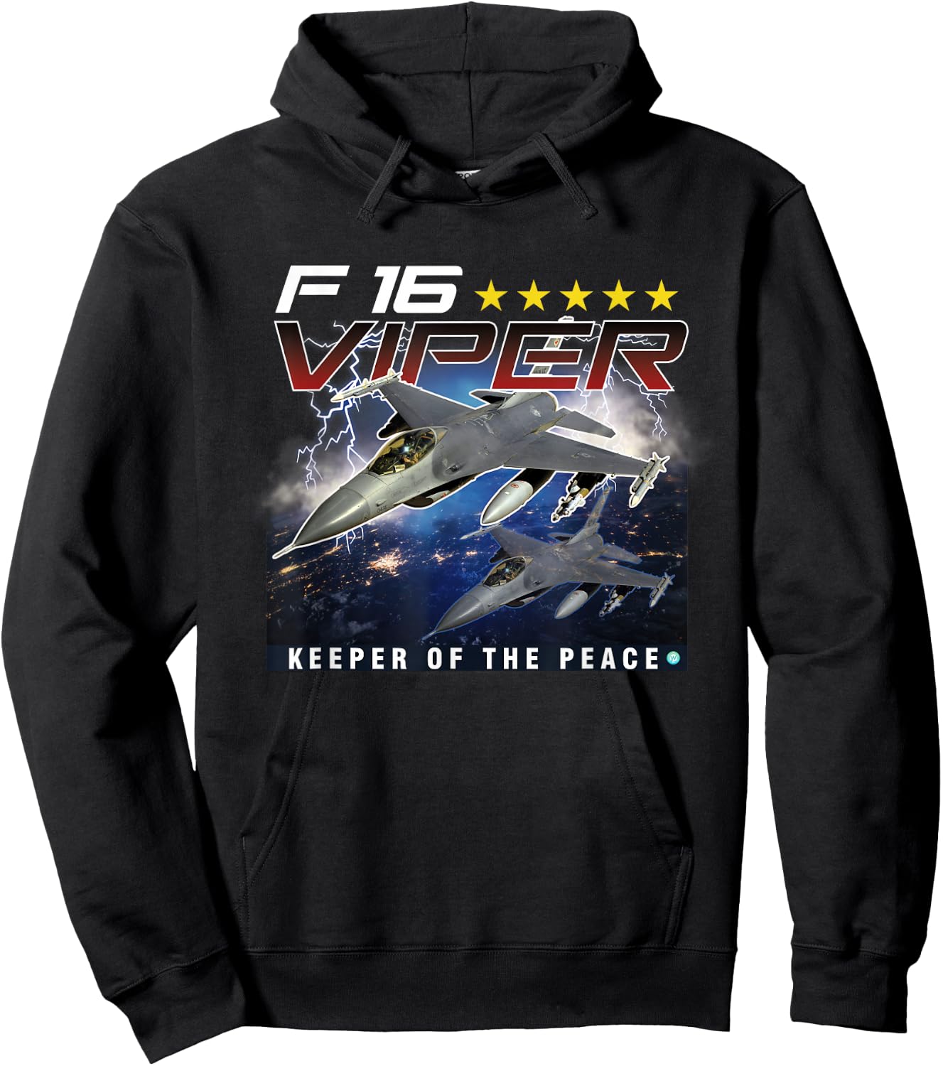 F-16 Airforce Jet Pilot Gift Hoodie - Hoodie | Black