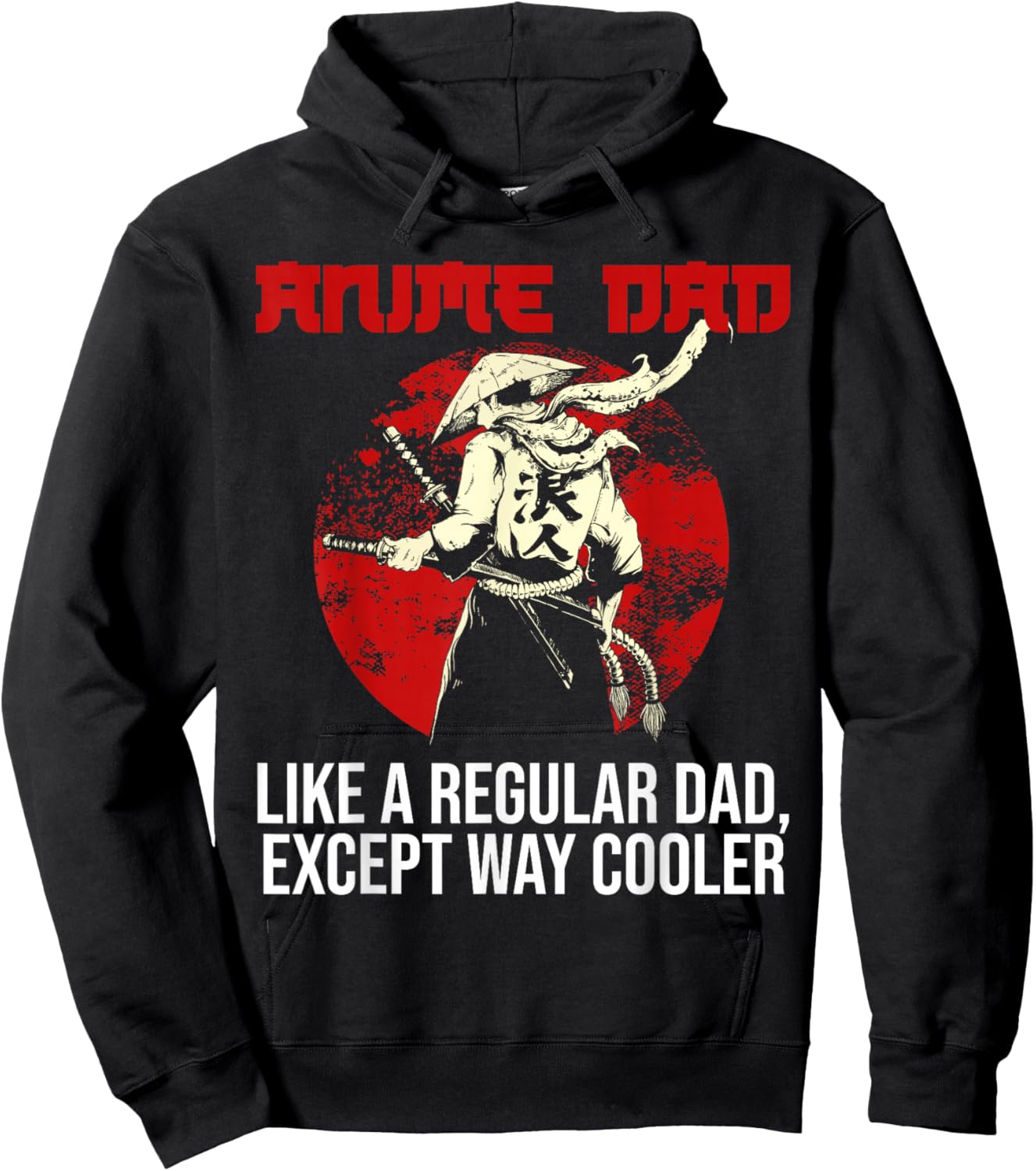 Anime DAd Like A Regular Dad Except Way Cooler Noodles Anime , Black, Small Hoodie - Hoodie | Black