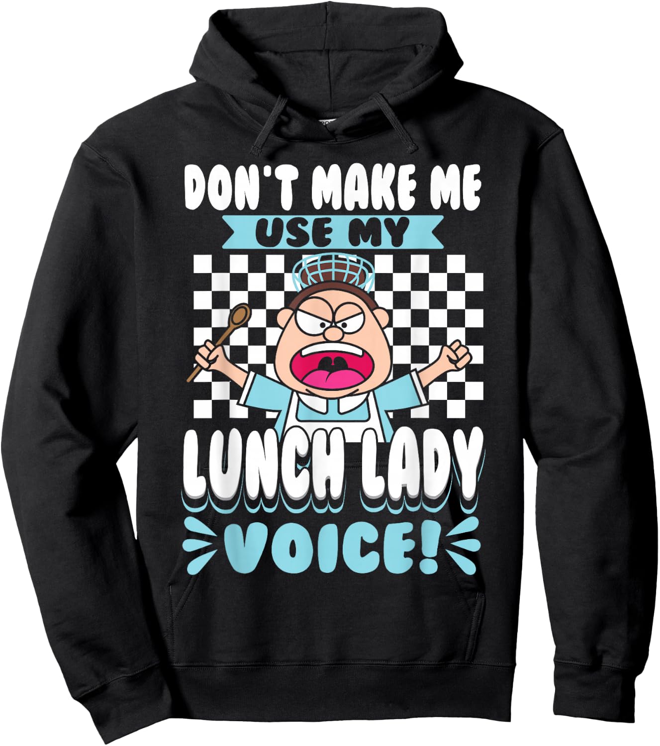 Lunch Lady Cafeteria Worker Hoodie - Hoodie | Black