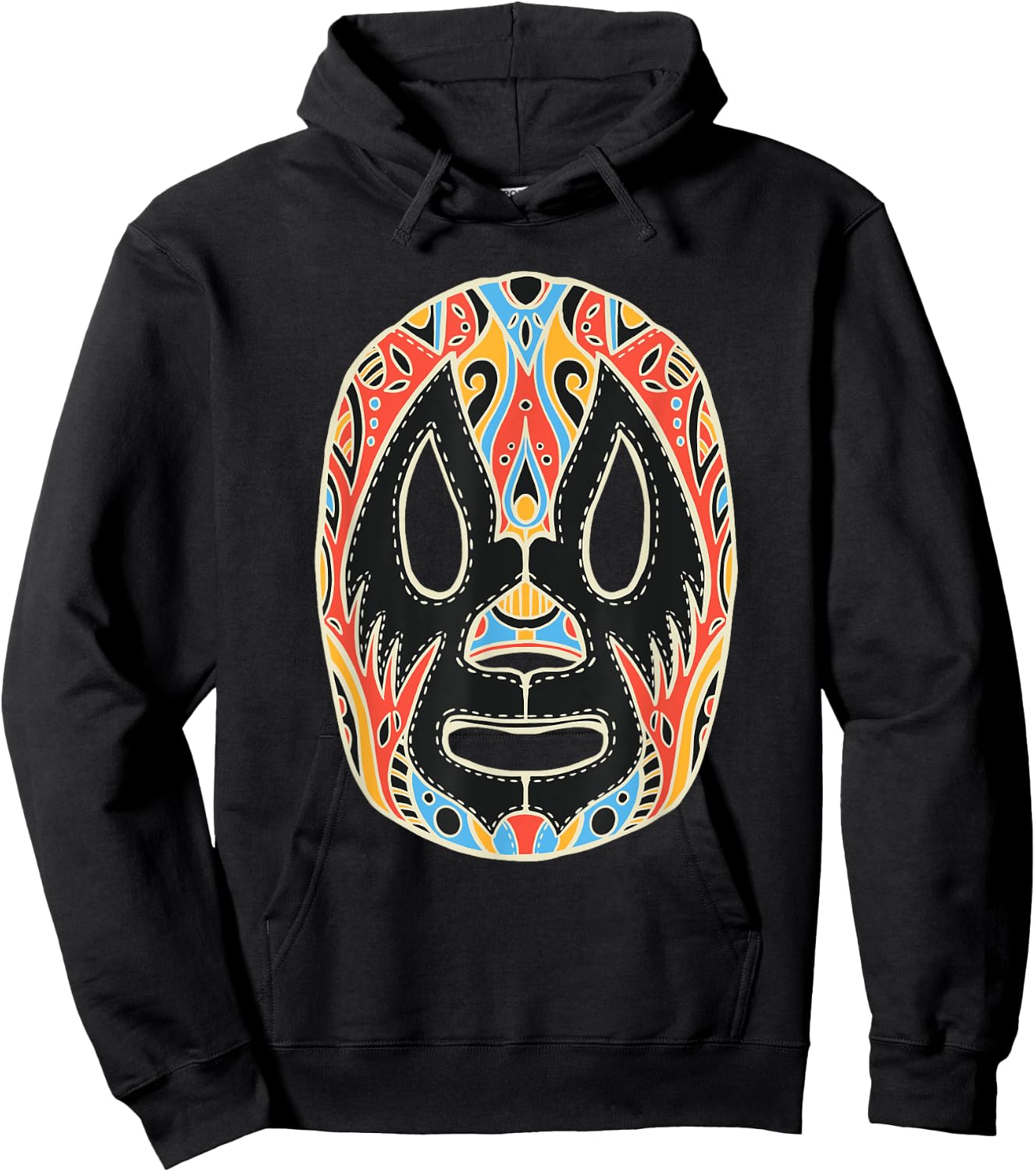 Funny Costume Wrestling Lucha Libre Hoodie - Hoodie | Black
