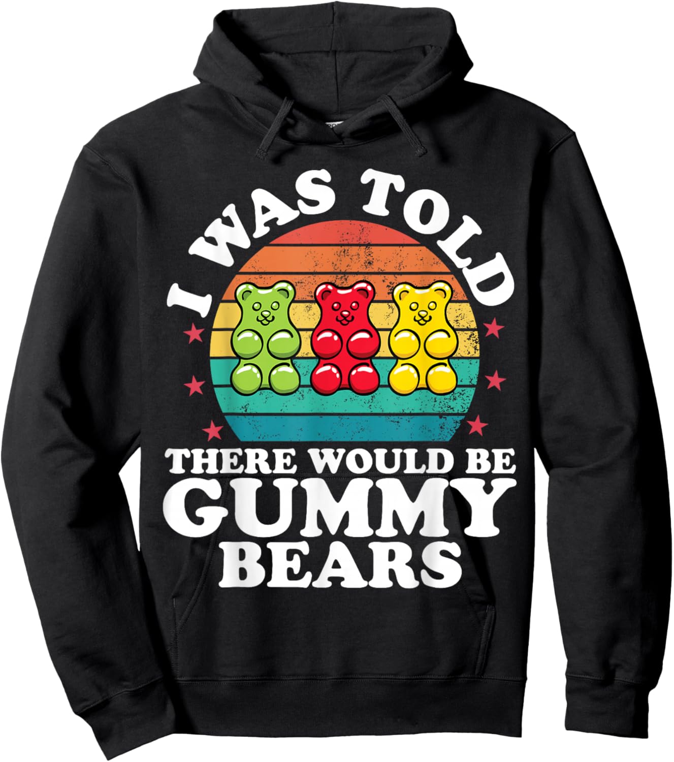 There Would Be Gummy Bear Funny Candy Lovers Girls Kid Hoodie - Hoodie | Black