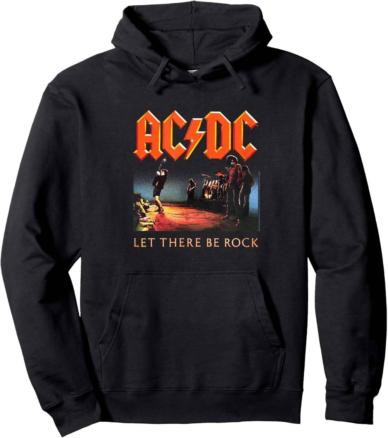 ACDC - Let There Be Rock Hoodie - Hoodie | Black
